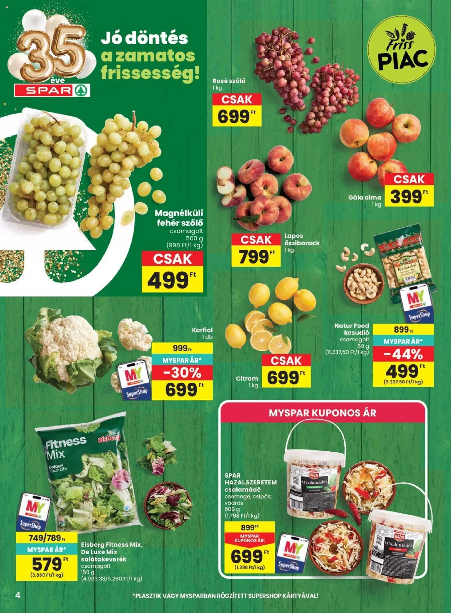 Spar akciós ujság - amely érvényes a következő dátumtól: 2026.09.10. | Oldal: 4