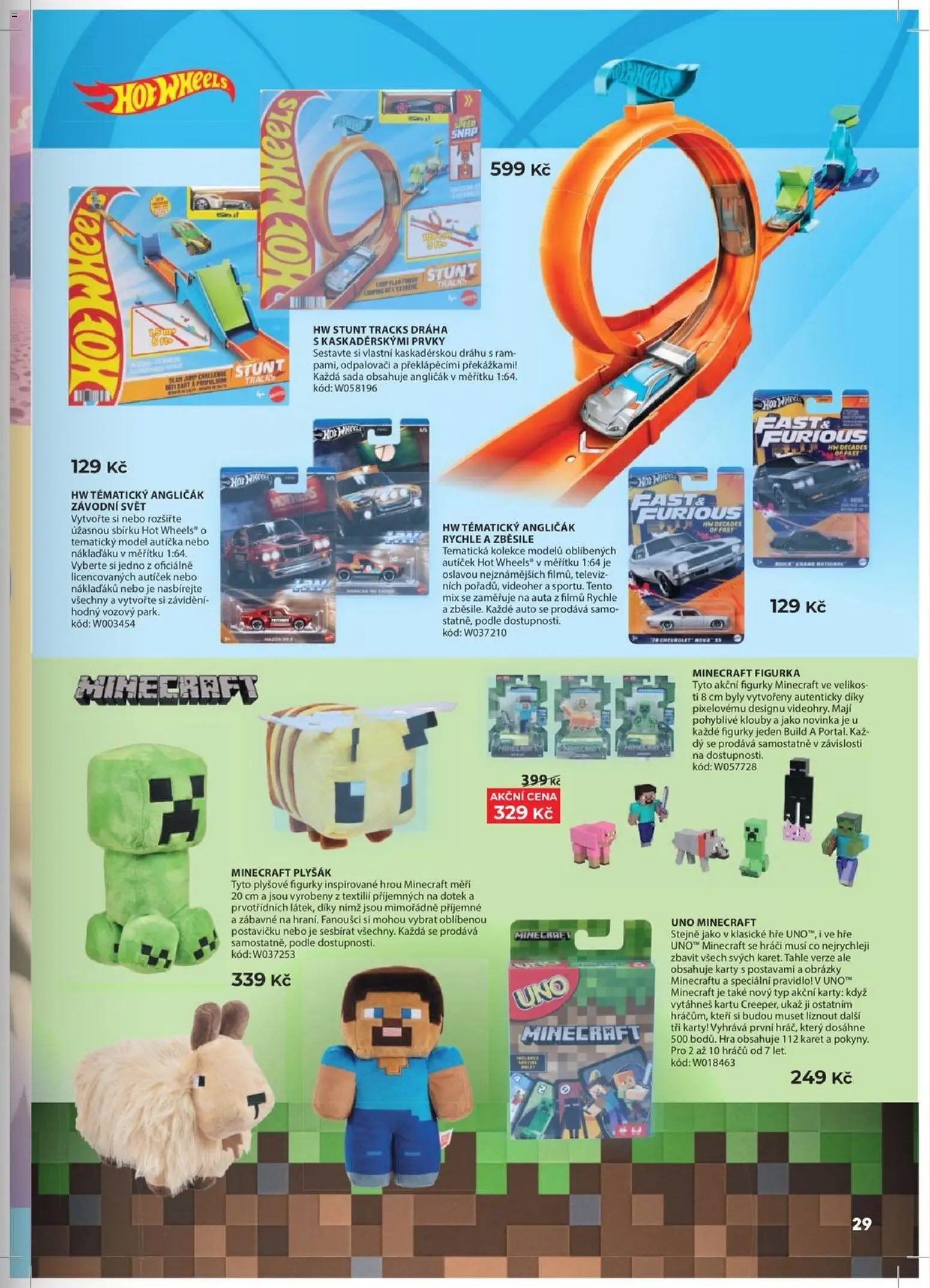 Wiky katalog od 03.06.2026 | Strana: 29 | Produkty: Hot Wheels, Figurky, Karty, Plyšák