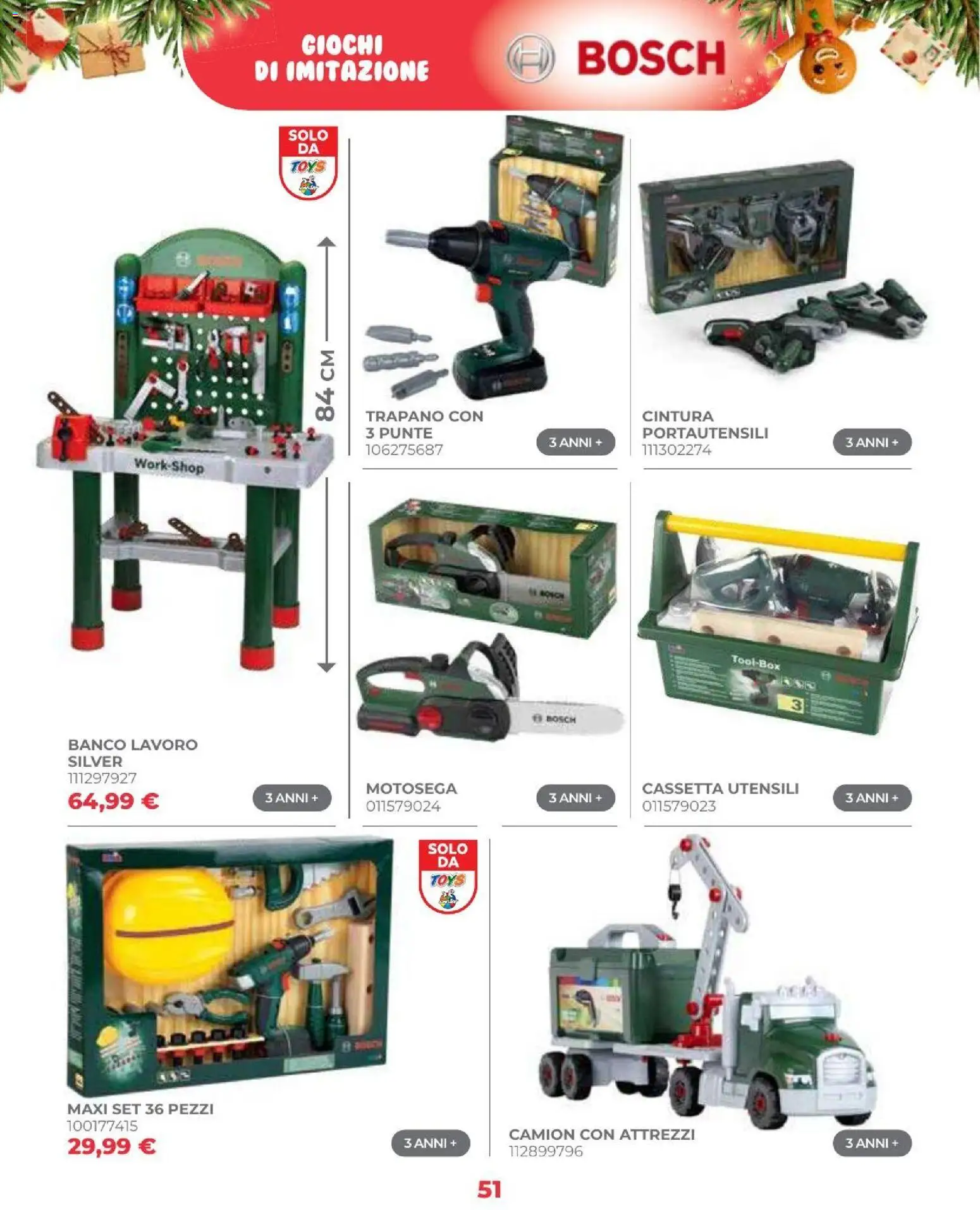 Volantino Toys Center del 16/10/2026 | Pagina: 53 | Prodotti: Cintura, Motosega, Trapano