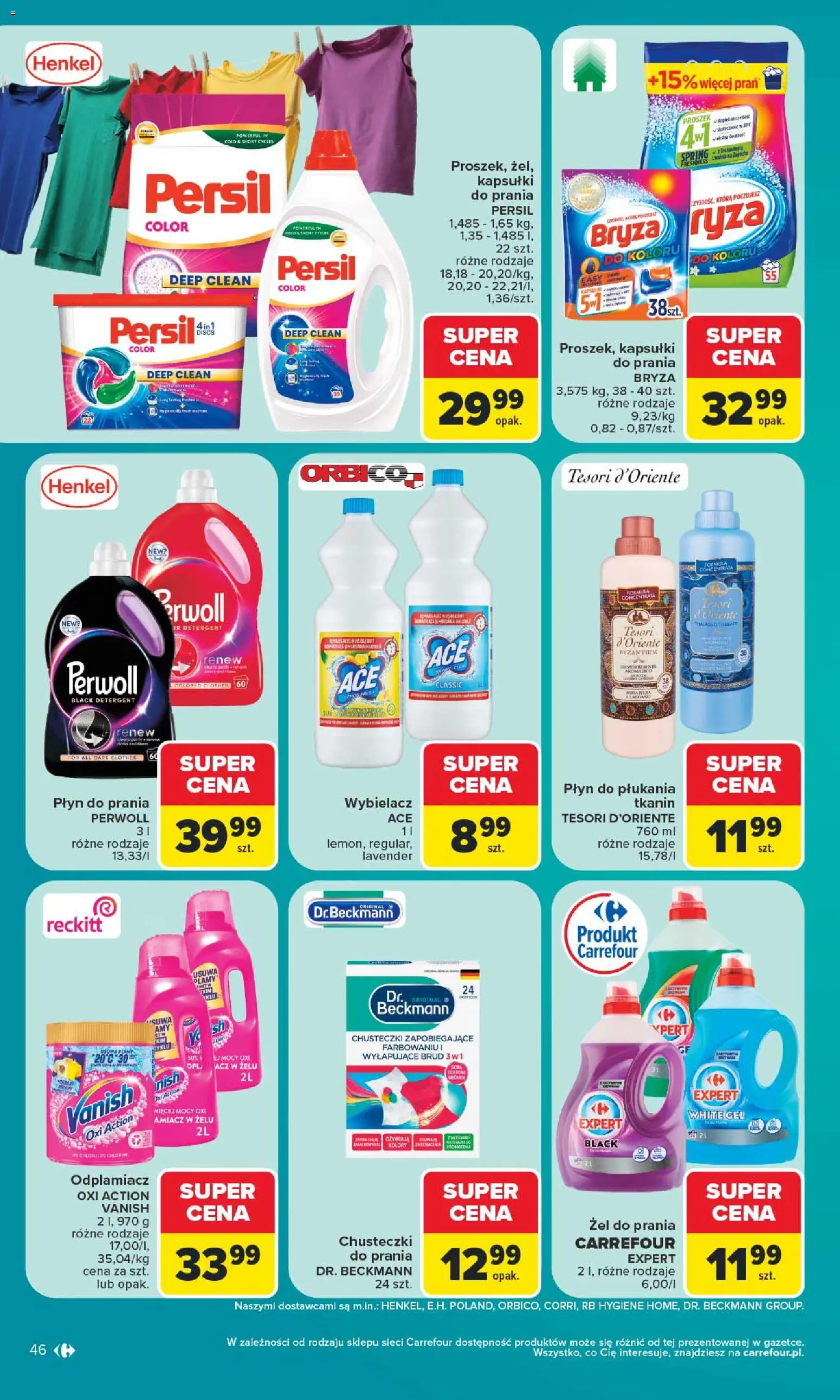 Carrefour gazetka od 29.06.2026 | Strona: 48 | Produkty: Vanish, Persil, Odplamiacz, Detergent
