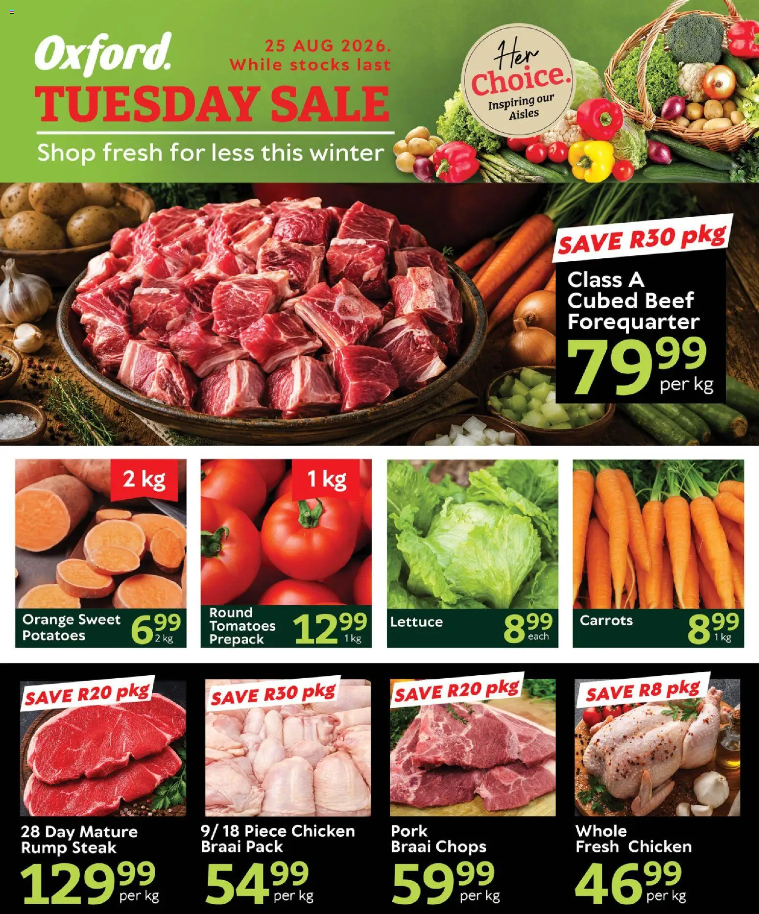 New Oxford Freshmarket catalogue – valid from 25/08/2026 | Page: 1