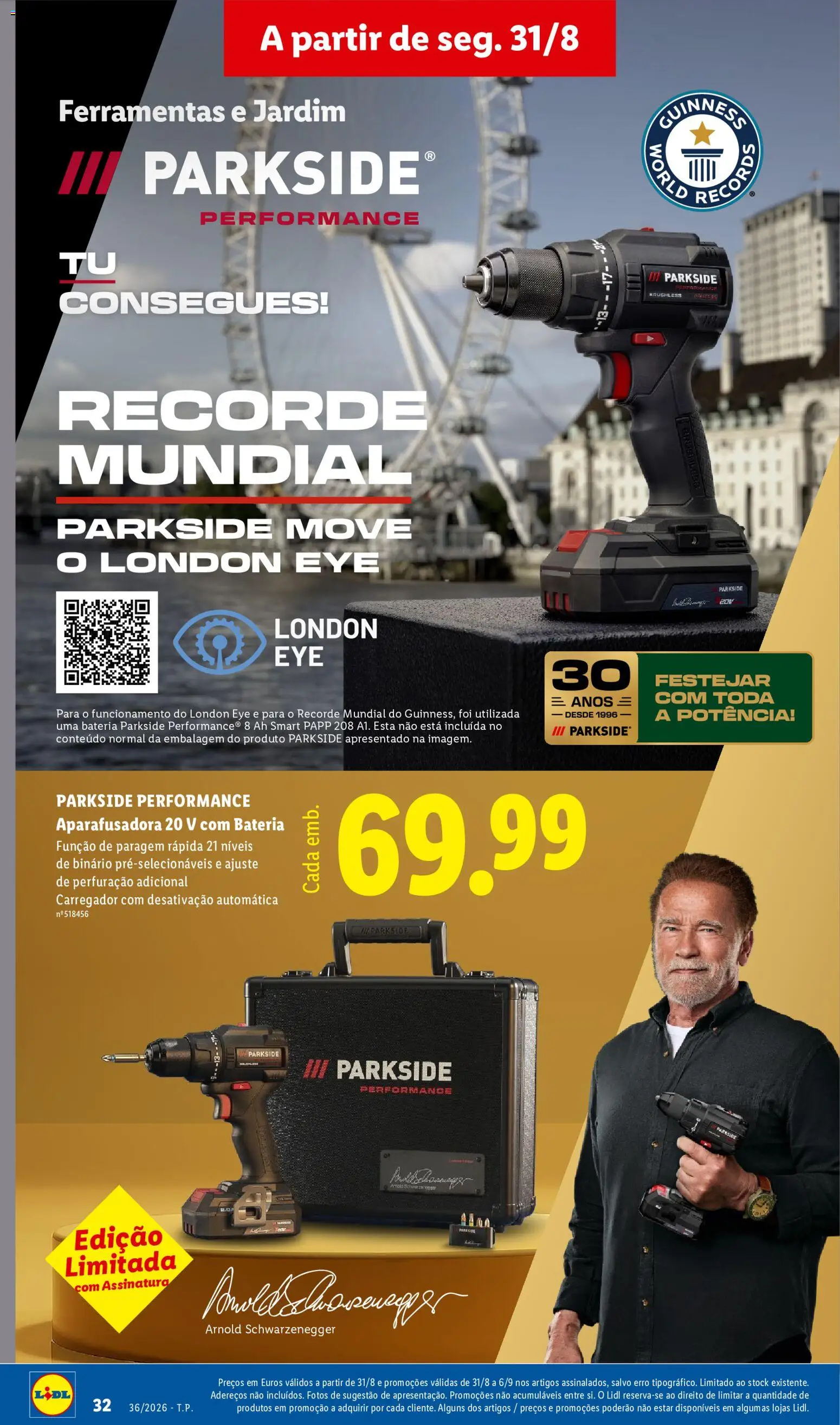 Lidl folheto │ válido de 31/08/2026 | Página: 32 | Produtos: Ferramentas, Bateria