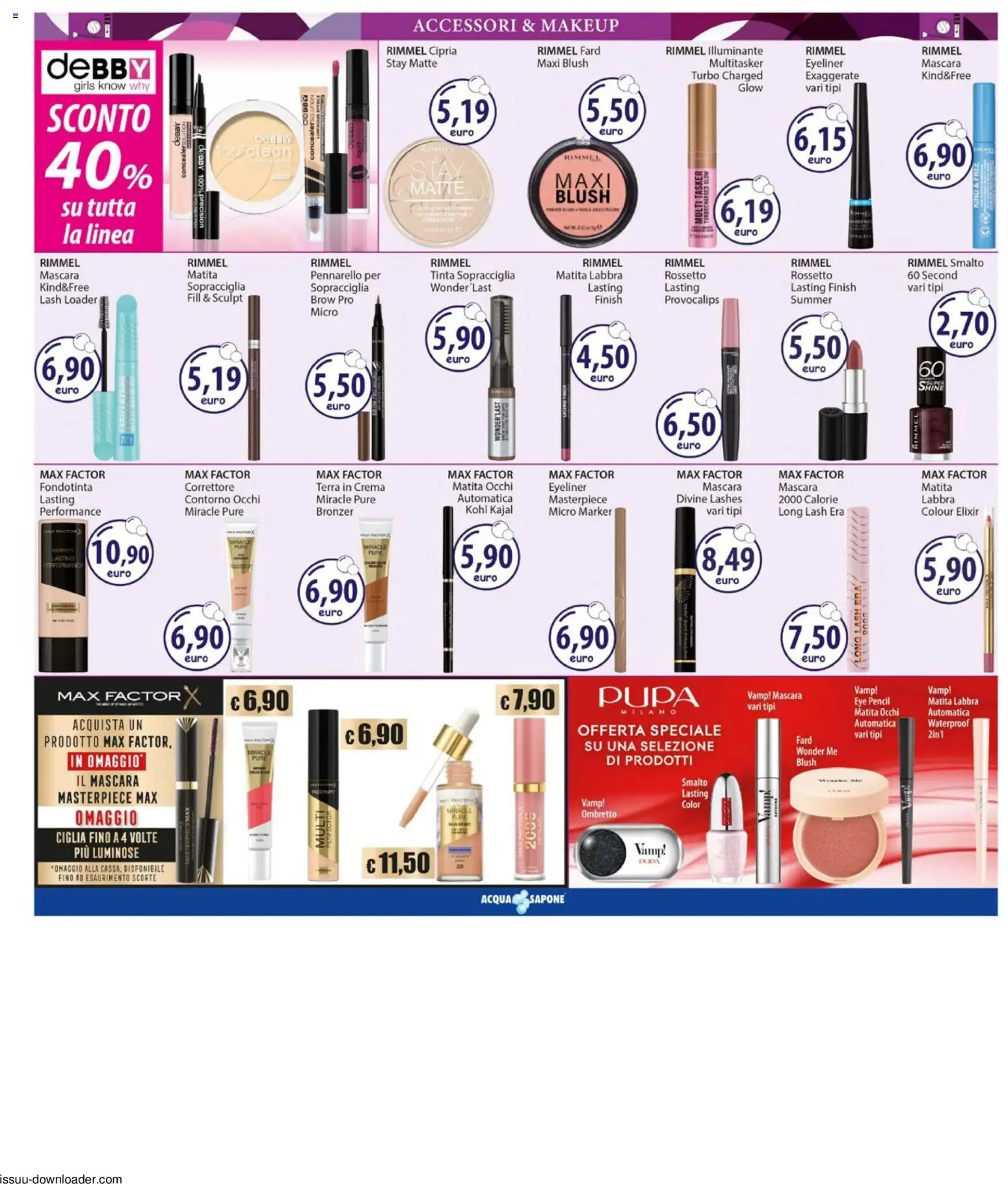 Volantino Acqua e Sapone del 15.06.2026 | Pagina: 4 | Prodotti: Crema, Sapone, Correttore, Blush