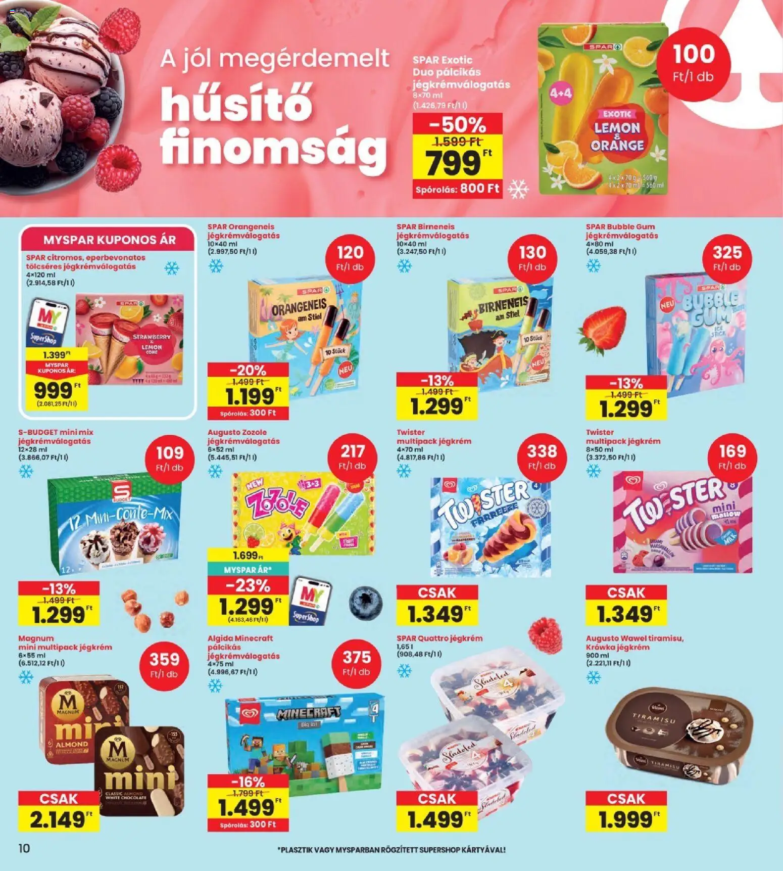 Interspar akciós ujság - amely érvényes a következő dátumtól: 14.05.2026 | Oldal: 10