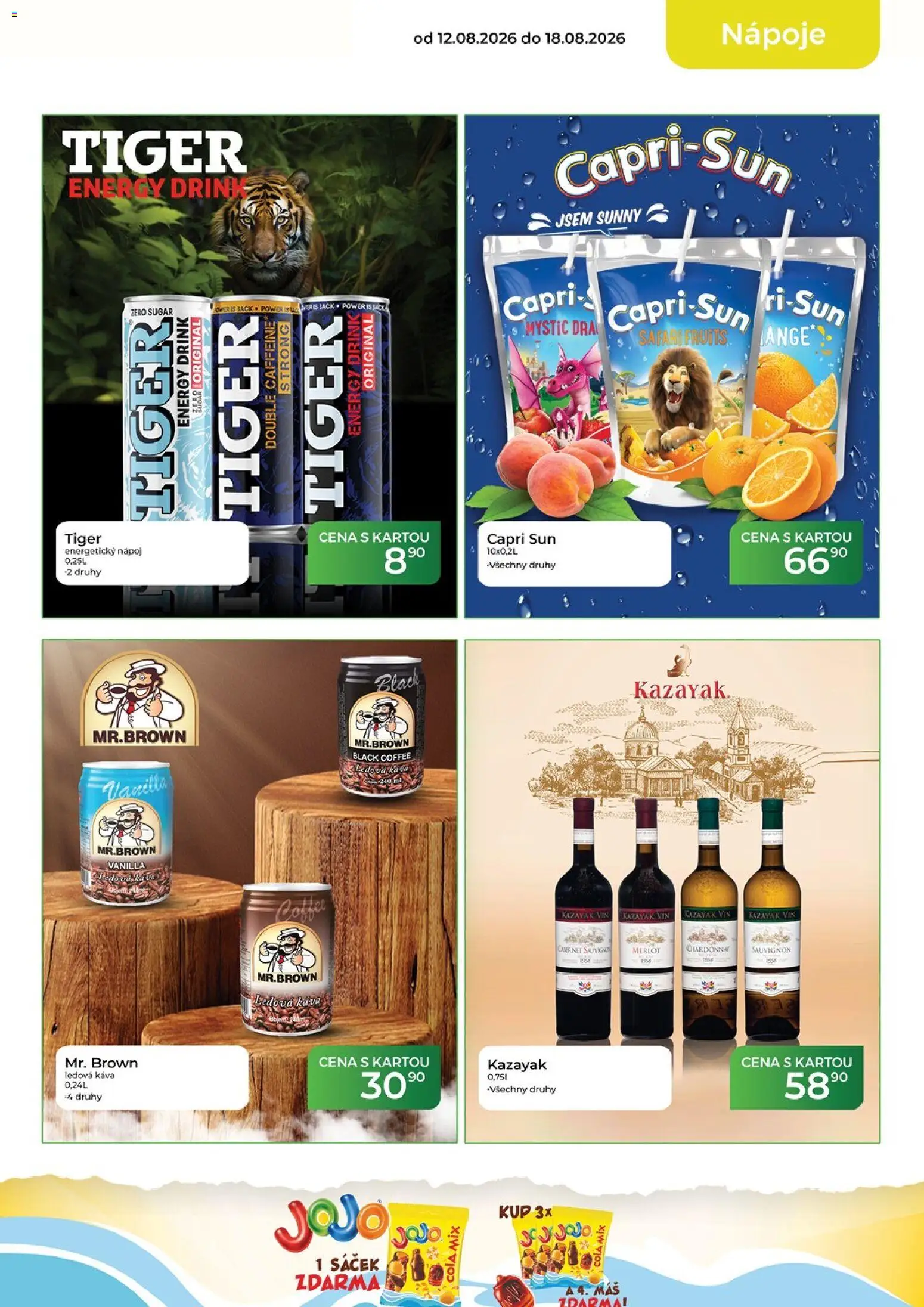 Tamda Foods leták od 12.08.2026 | Strana: 11 | Produkty: Ledová káva, Tiger, Capri Sun, Cola