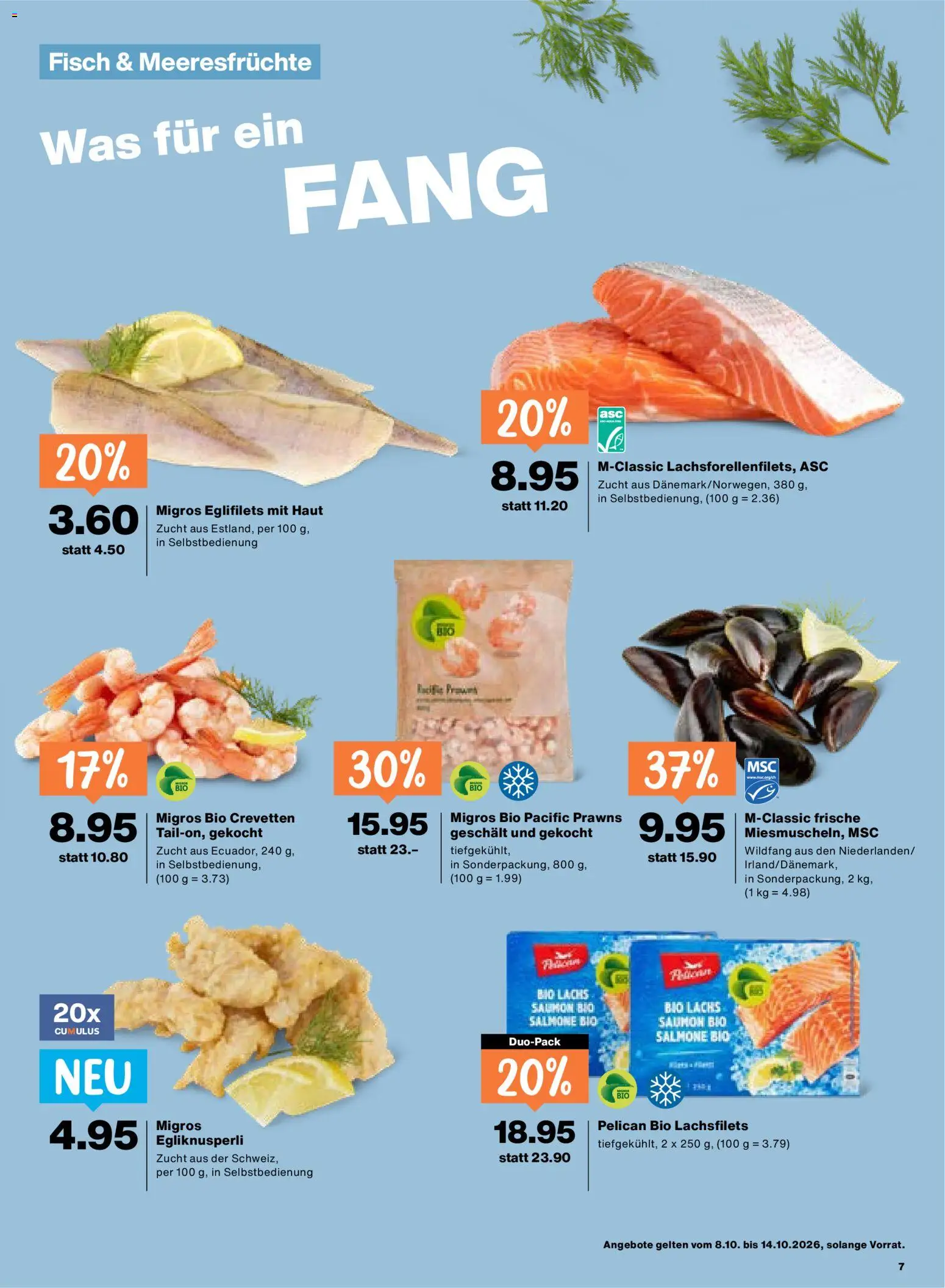 Migros aktionen | Angebote (08.10.2026 - 14.10.2026)