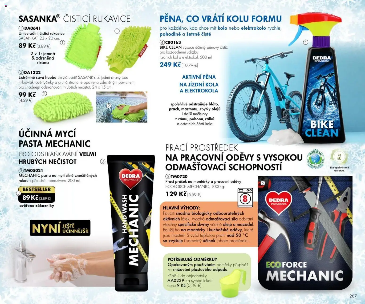 Nové Dedra akcie – leták je platný od 23.10.2026 | Strana: 107 | Produkty: Rukavice, Pena