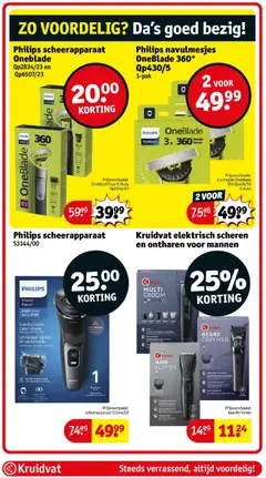 Kruidvat folder - Voorbeeld van een folder van Kruidvat, geldig van 06/10/2026 | Pagina: 39 | Producten: Scheerapparaat, Trimmer