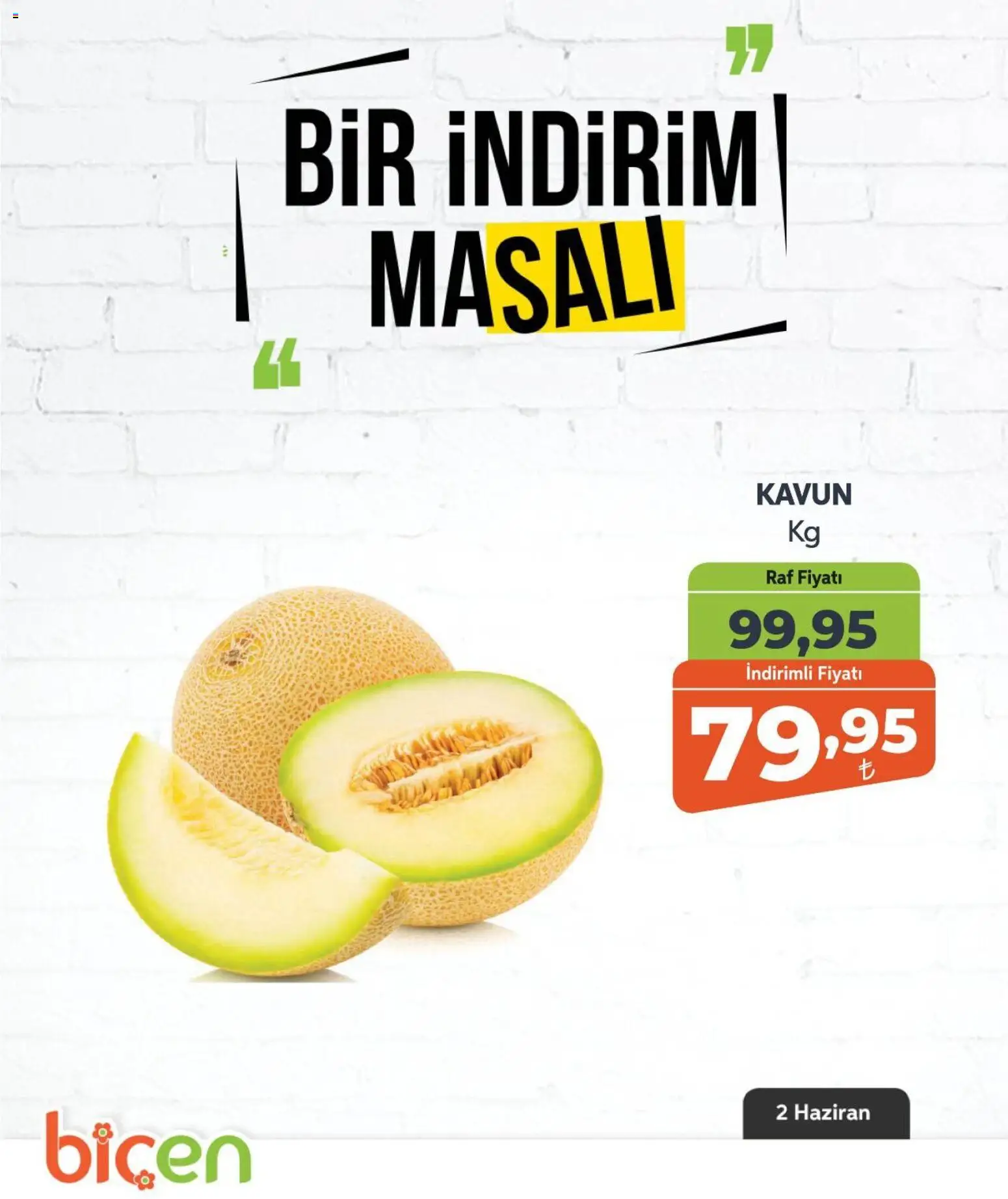Biçen Market - Bir İndirim MaSalı - meyve - 02.06.2026 tarihinden itibaren geçerlidir | Sayfa: 8