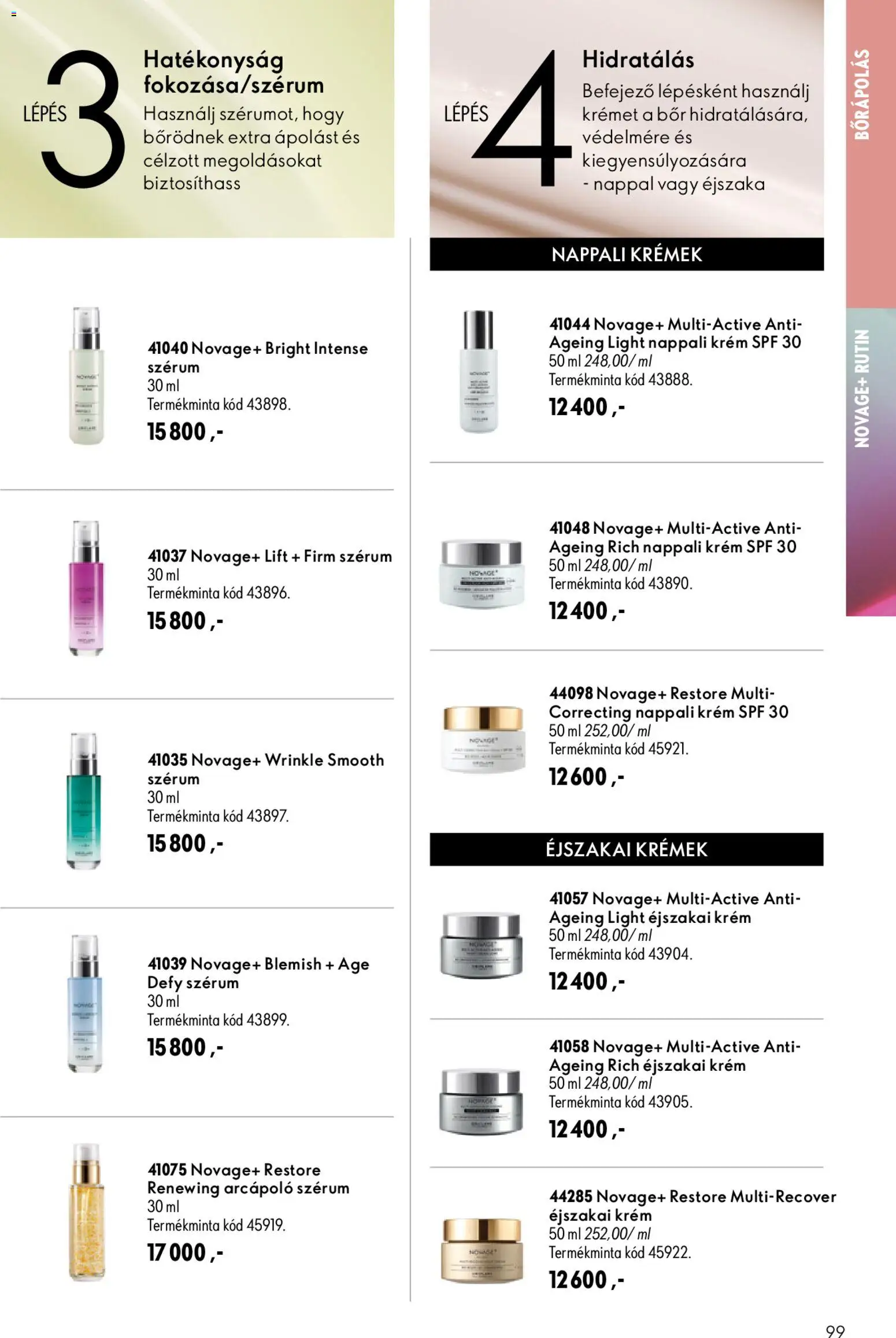 Oriflame akciós ujság - amely érvényes a következő dátumtól: 2026.07.08. | Oldal: 99 | Termékek: Bor