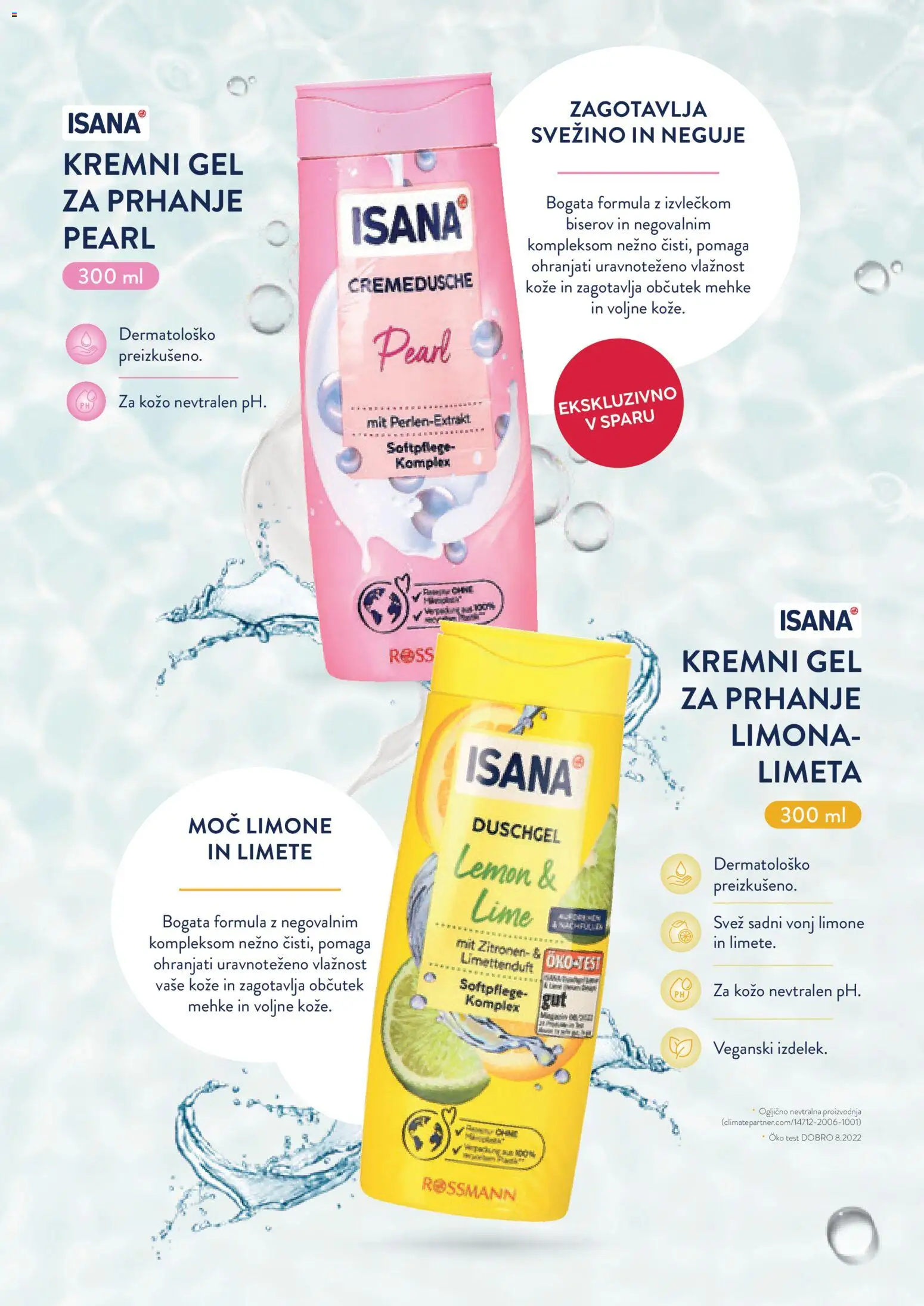 Novi Spar katalog ponudbe – veljaven od 24.09.2026 | Stran: 19 | Izdelki: Limeta, Gel za prhanje, Limona