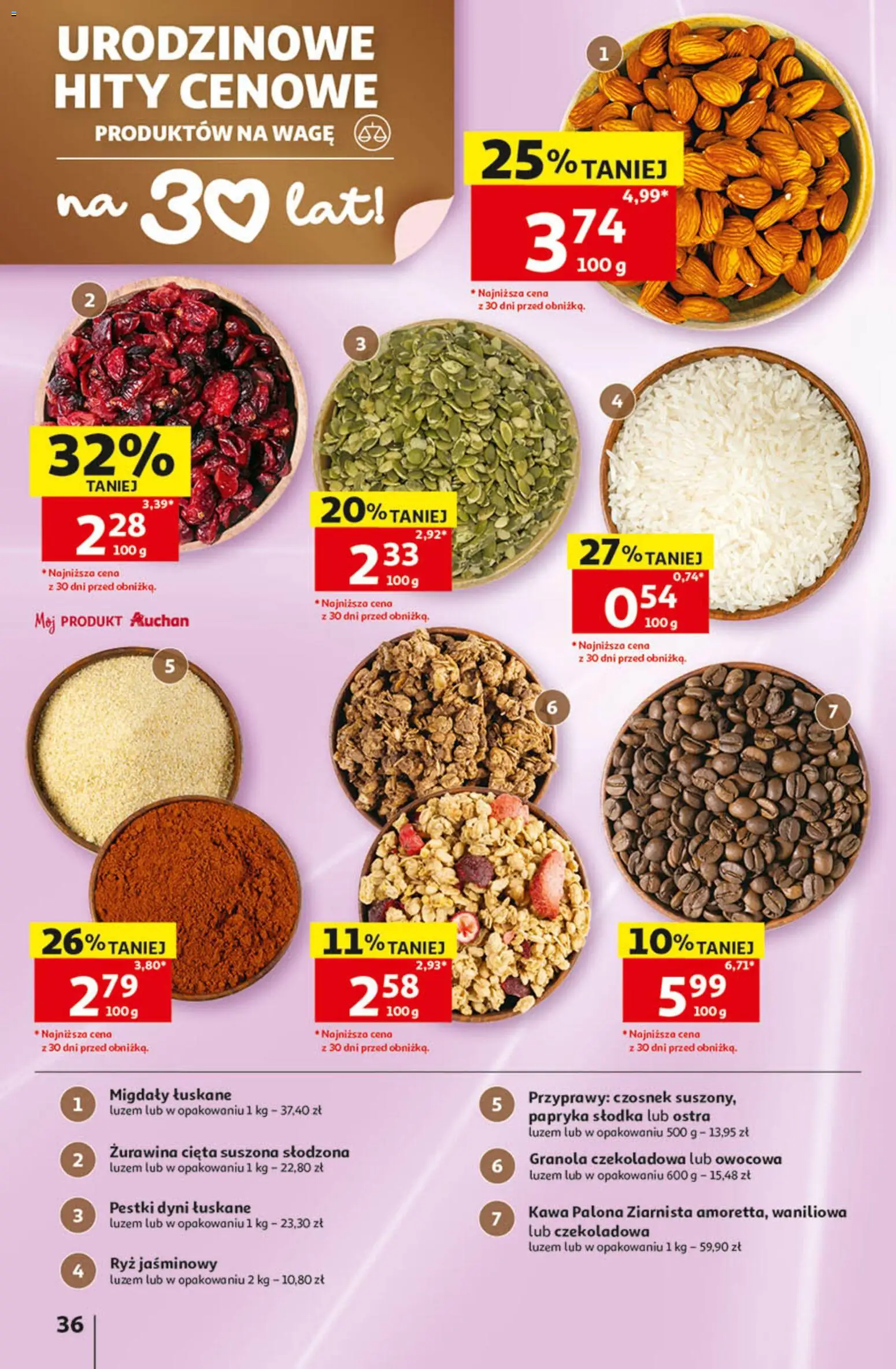Auchan gazetka - 30 Lat Hipermarket od 14.05.2026 | Strona: 36