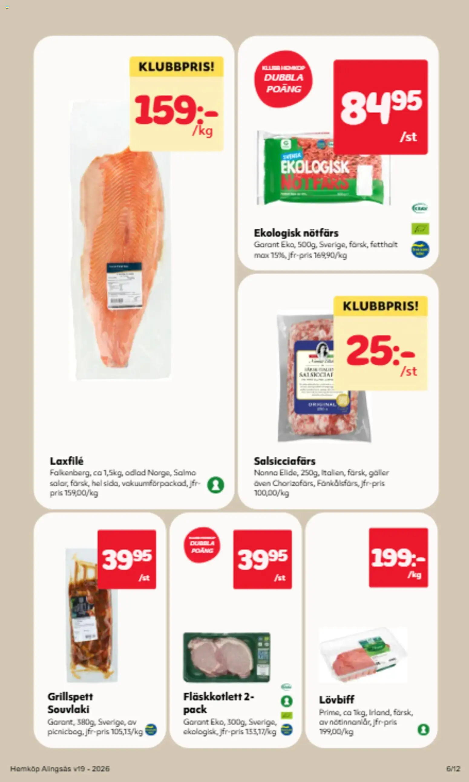 Hemköp reklamblad aktuell från 04.05.2026 | Sida: 6