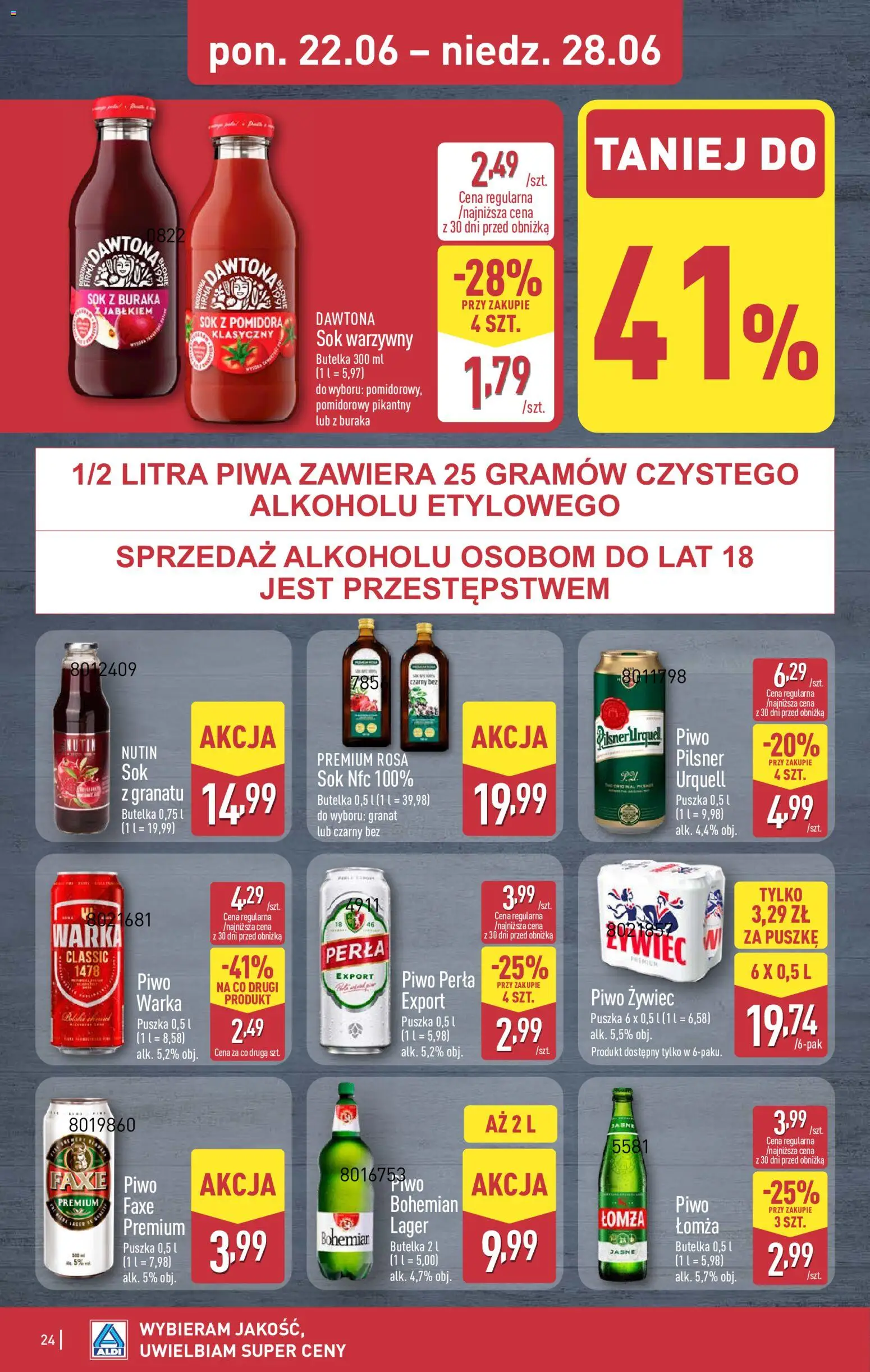 Aldi Polsko leták od 22.06.2026 | Strana: 24