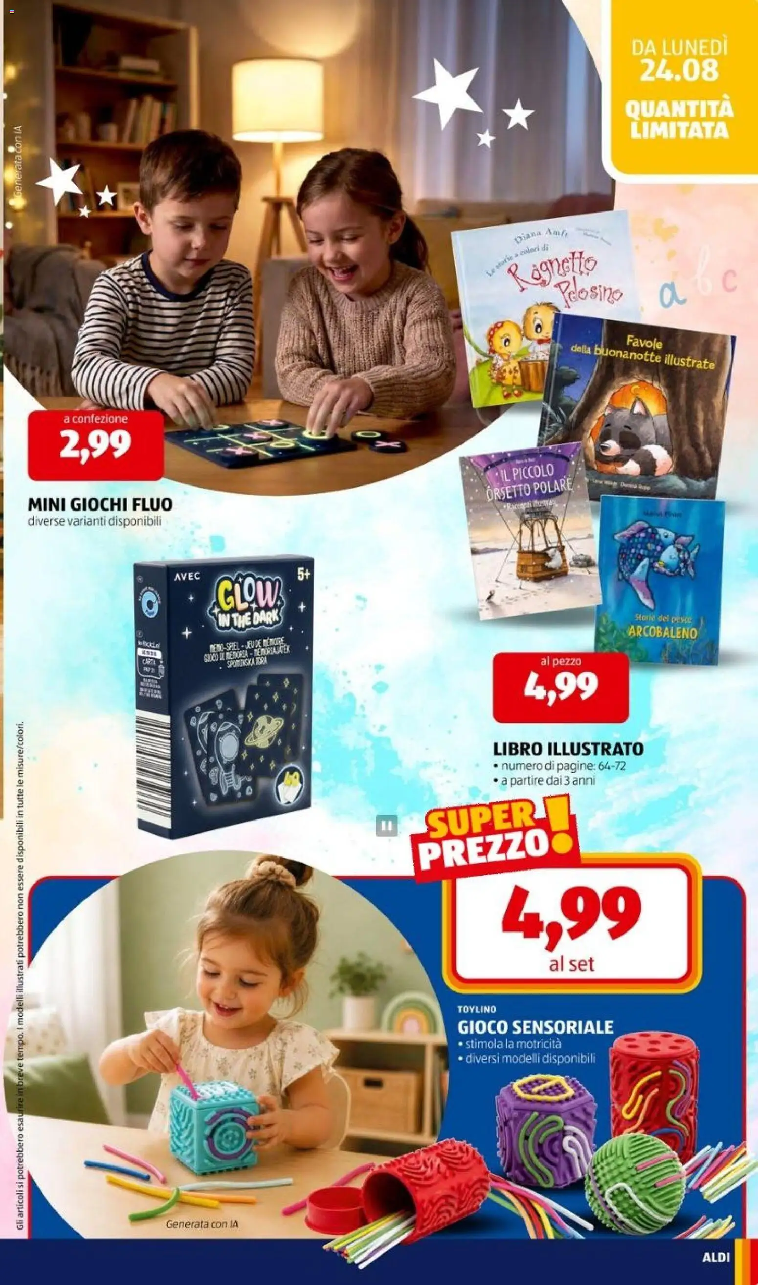 Volantino Aldi del 24/08/2026 | Pagina: 25 | Prodotti: Pesce, The, Gioco