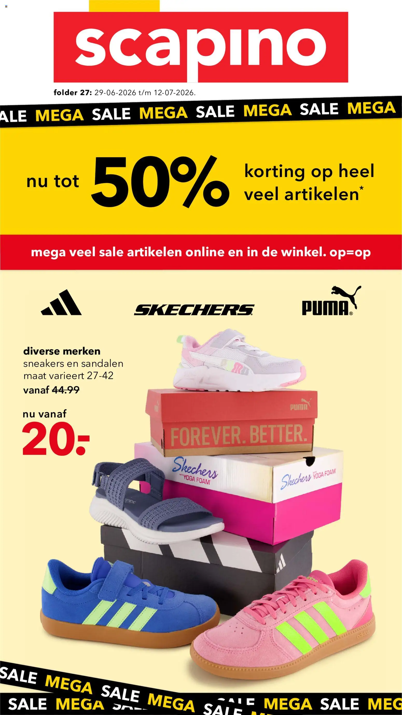 {H1} | Pagina: 1 | Producten: Sneakers, Sandalen
