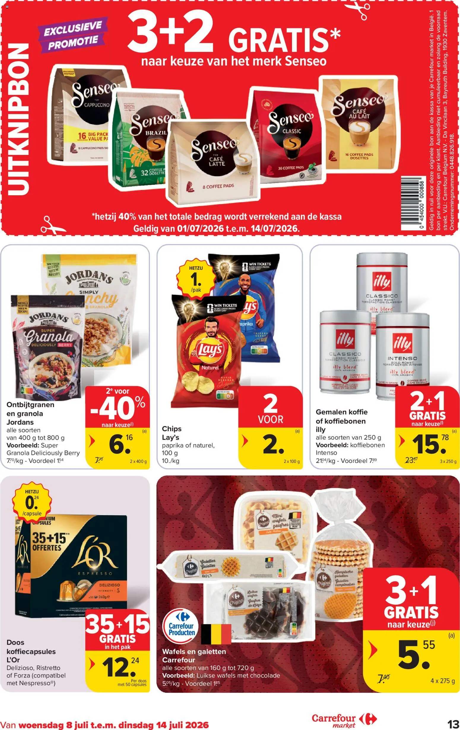 {H1} | Pagina: 13 | Producten: Chips, Pads, Koffiebonen, Koffiecapsules