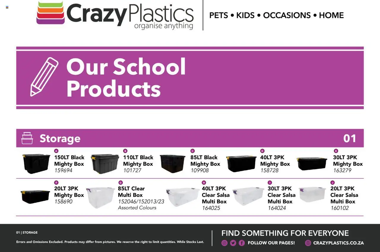 New Crazy Plastics catalogue – valid from 01/04/2024 | Page: 1 | Products: Box