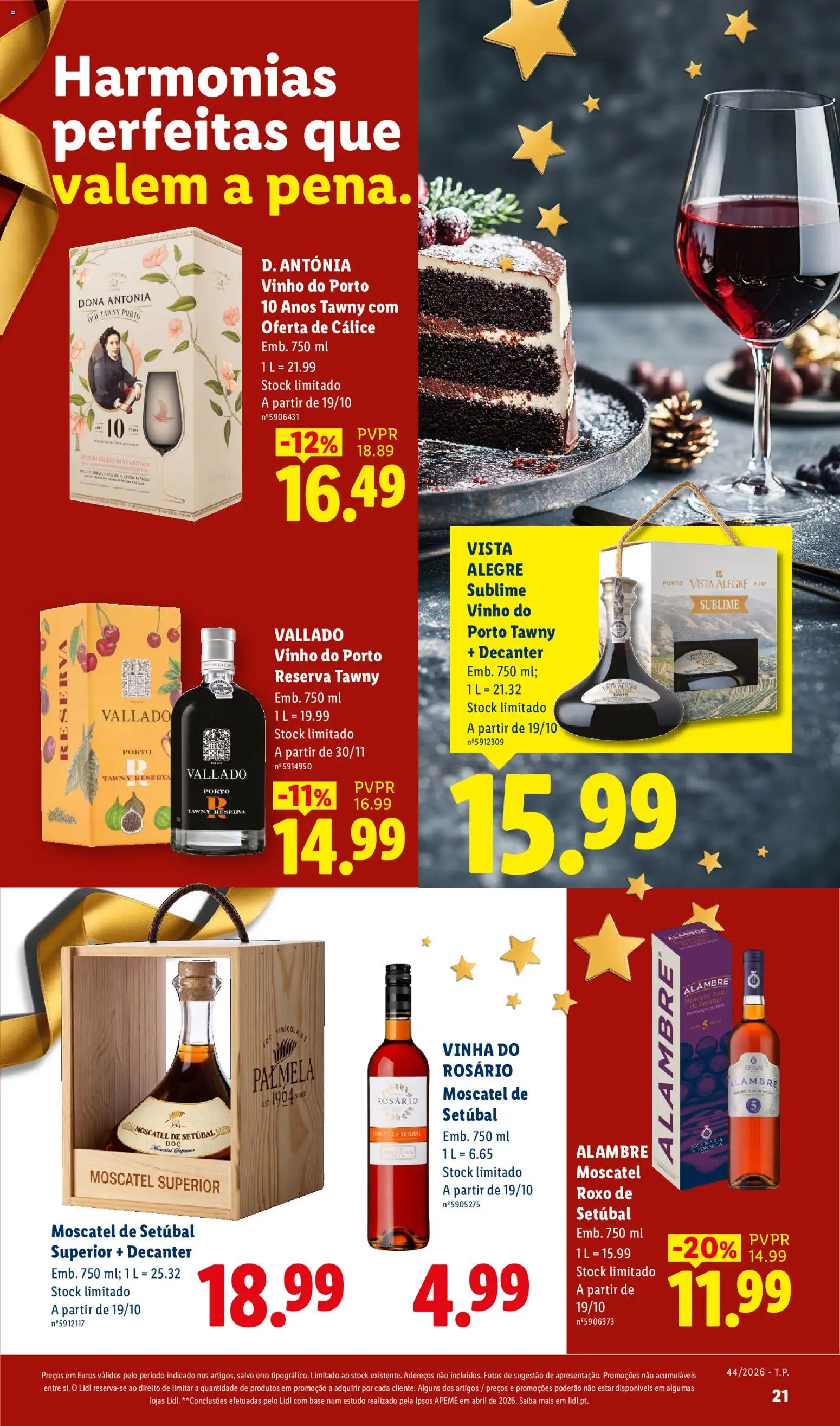 Lidl Folheto Especial Natal │ válido de 26/10/2026 | Página: 21 | Produtos: Vinho do Porto, Base, Vinho