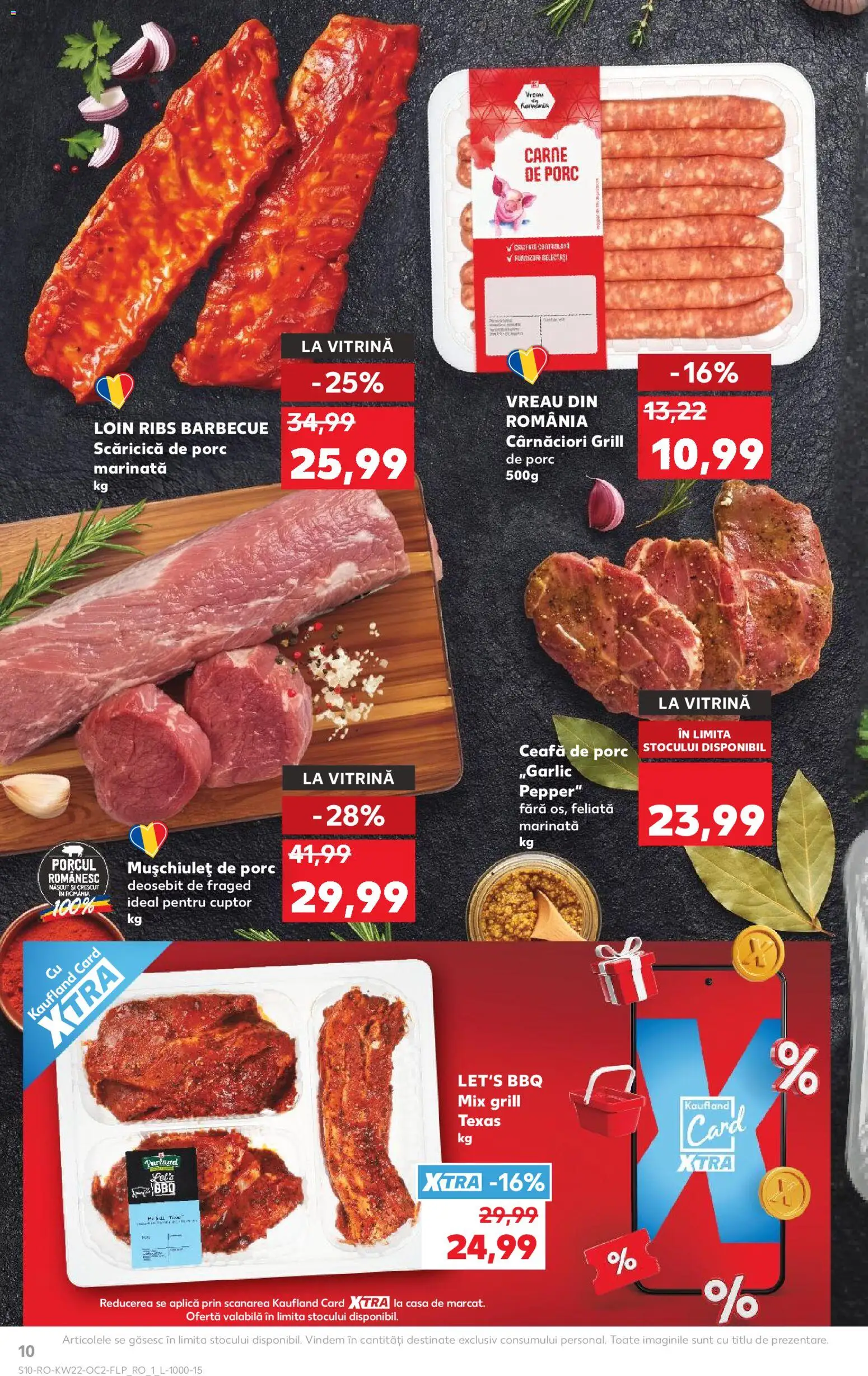 Noul catalog Kaufland – valabil de la 27.05.2026 | Pagină: 10 | Produse: Cuptor, Grill, Keçeli kalem, Carne De Porc
