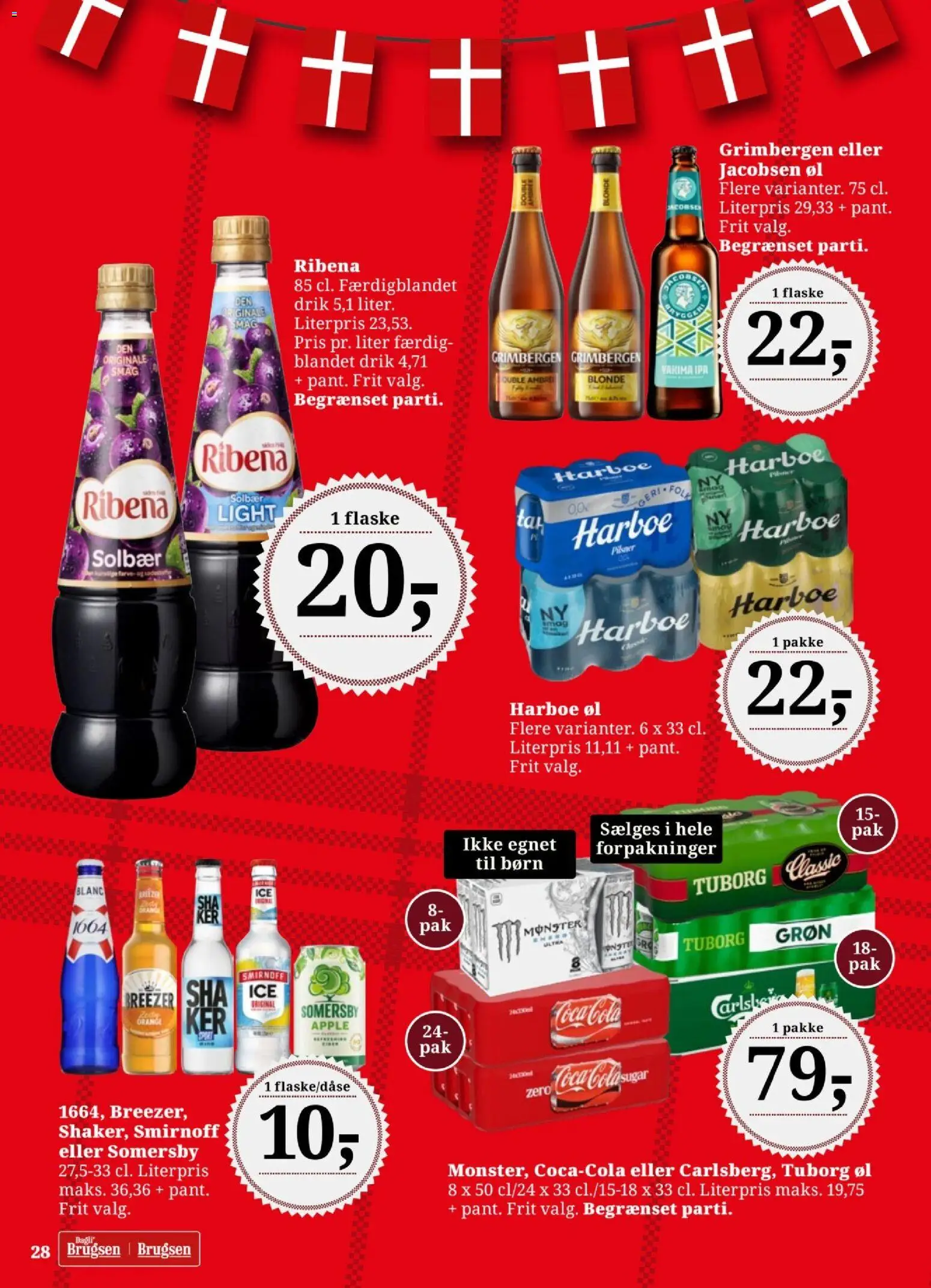 Dagli'Brugsen tilbudsavis – gyldig fra 25/09/2026 | Side: 29 | Produkter: Øl, Cola, Solbær