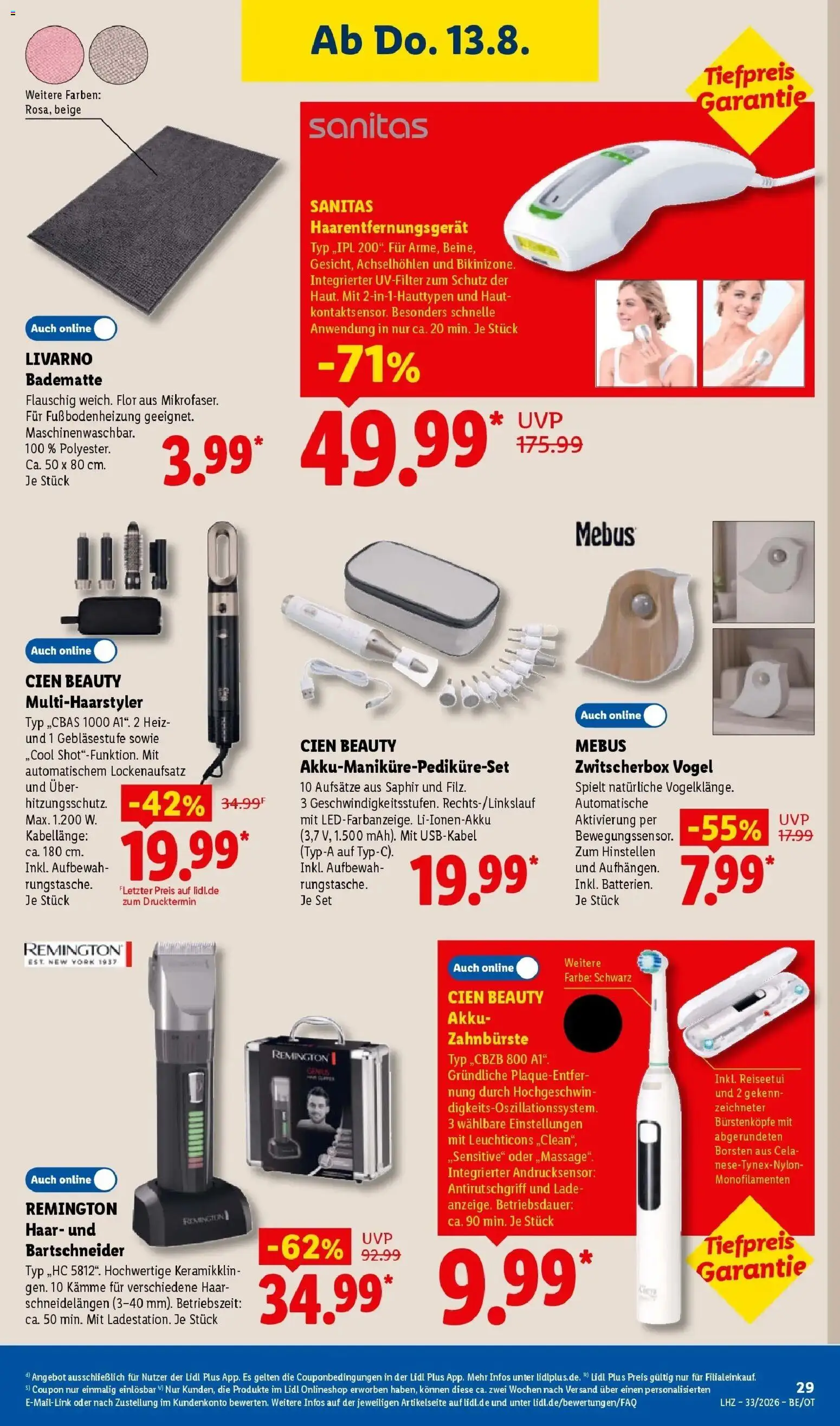 Lidl Prospekt Malchow (ab 10.08.2026) zum Blättern » Angebote | Seite: 51 | Produkte: Box, Zahnbürste