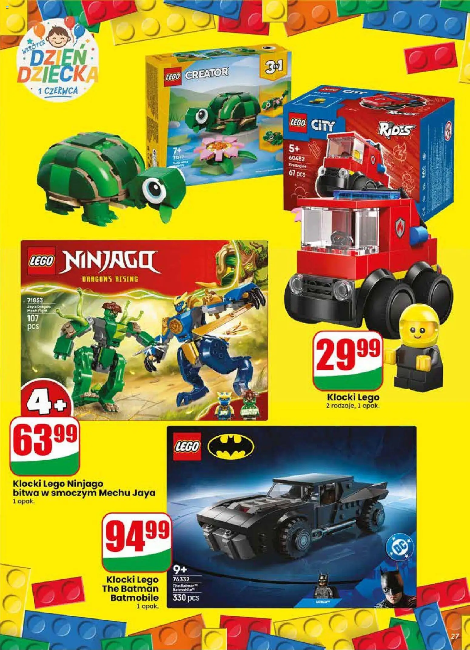 Dino gazetka od 20.05.2026 | Strona: 27 | Produkty: Lego, Klocki Lego
