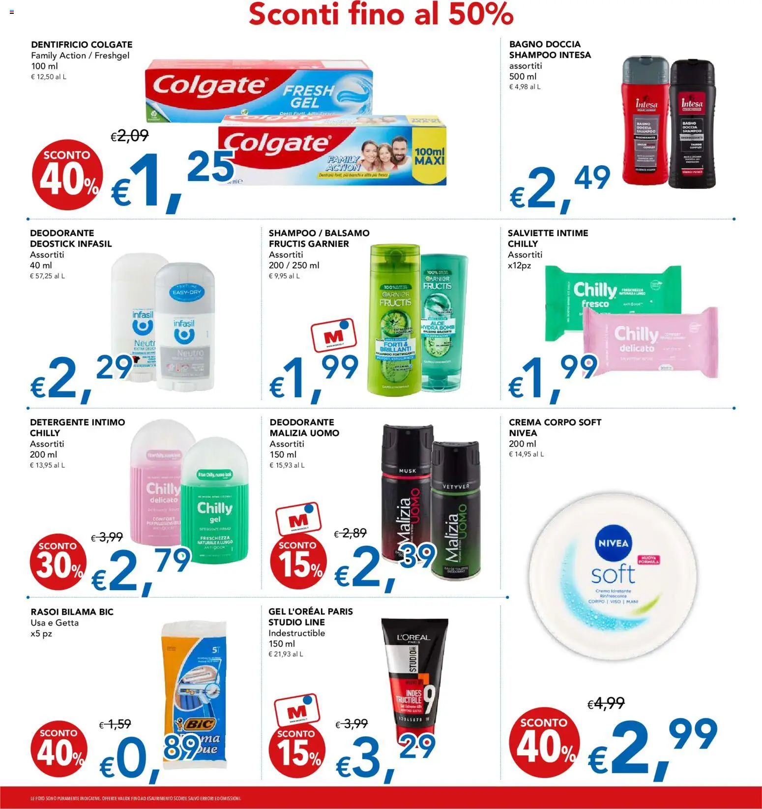 Volantino Migross del 07.05.2026 | Pagina: 14 | Prodotti: Shampoo, Balsamo, Intimo, Doccia