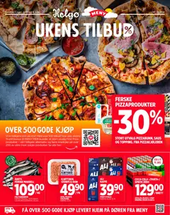 Forhåndsvisning av Meny Helgø Endelig Helg! gyldig fra 01.06.2026