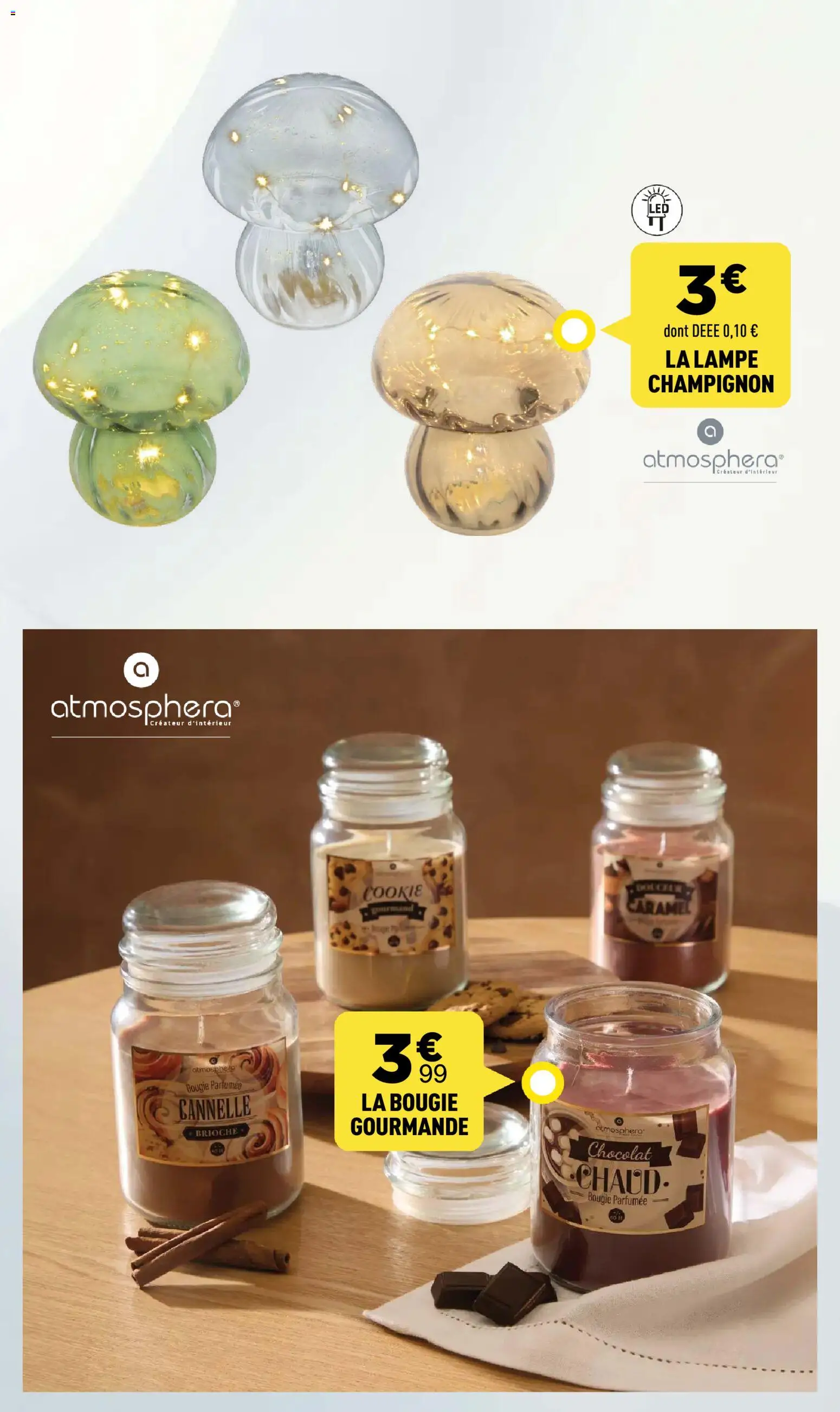 {H1} | Page: 19 | Produits: Cannelle, Lampe, Chocolat, Champignon