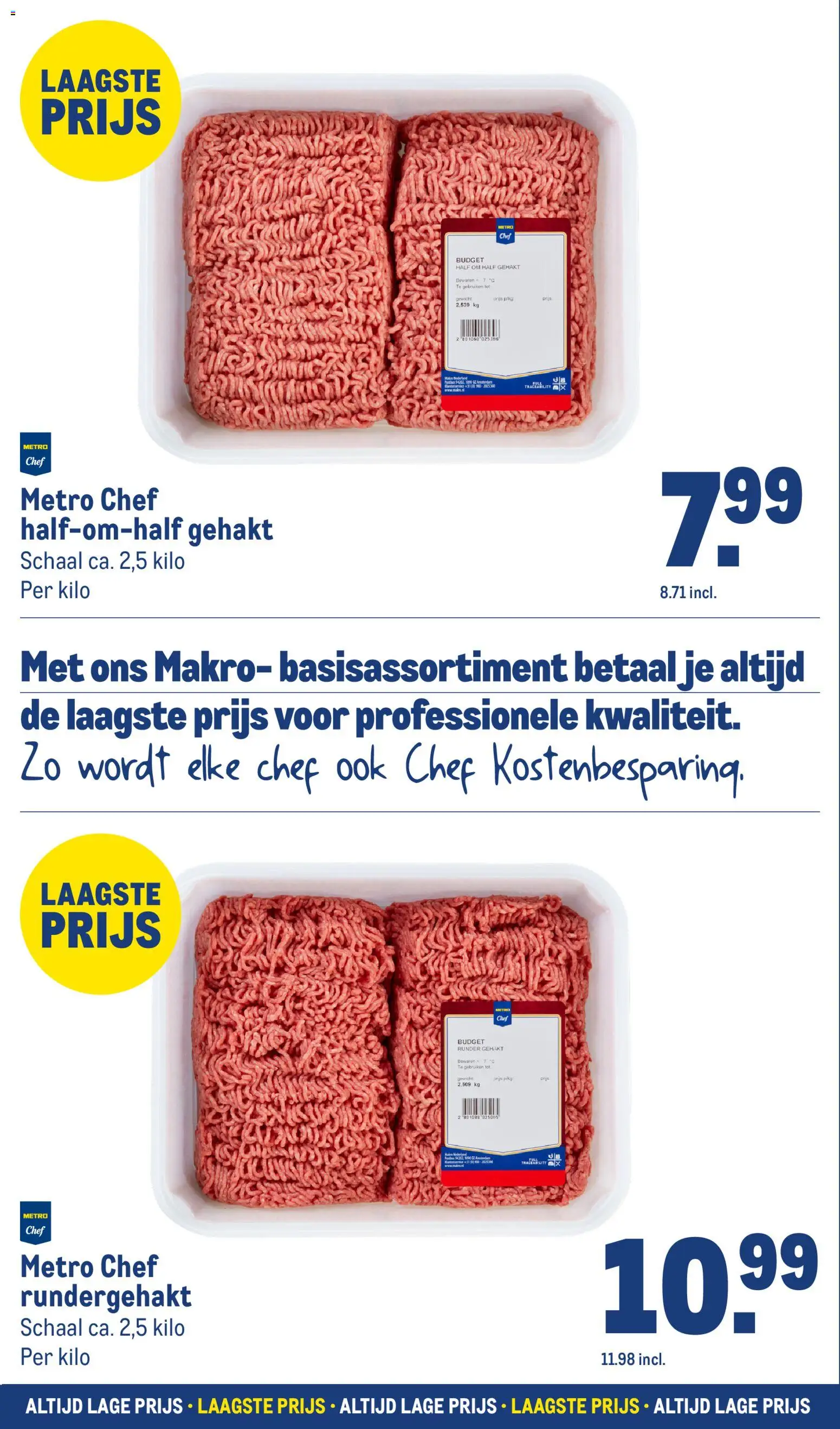 {H1} | Pagina: 6 | Producten: Schaal, Gehakt, Gewicht