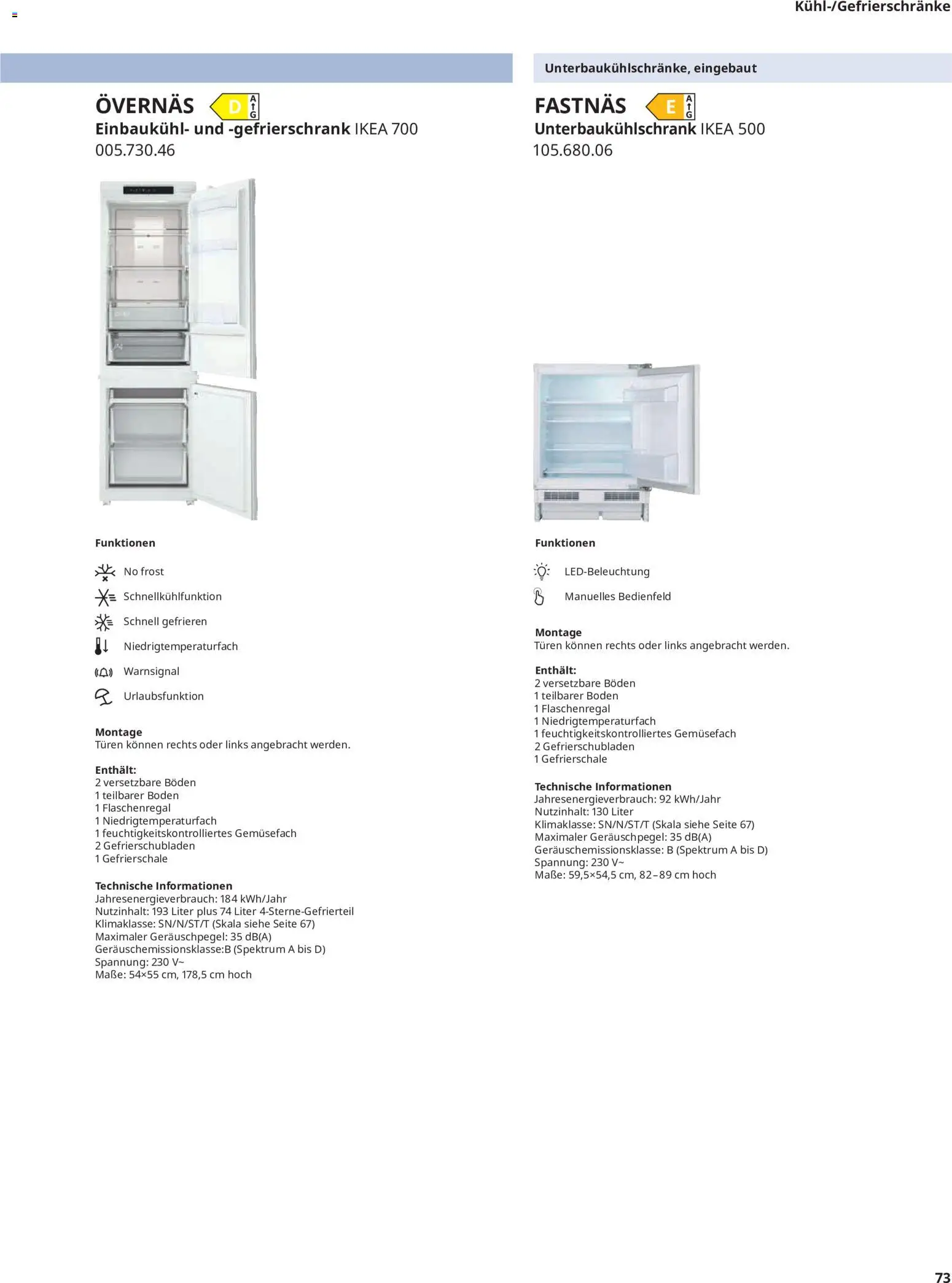 Ikea Elektrogeräte – gültig ab 19.06.2026 | Seite: 73