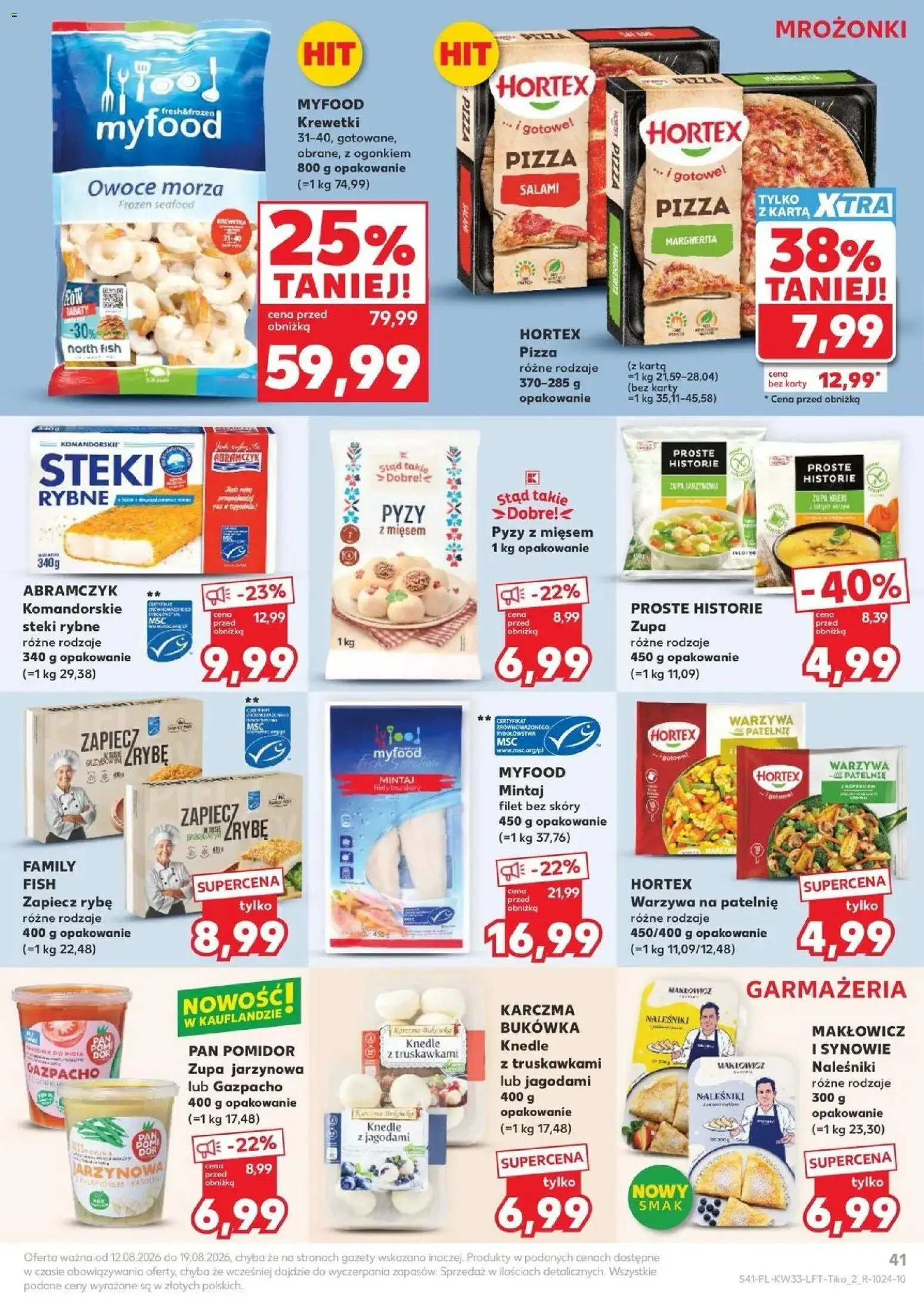 Kaufland - Kaufland Gazetka Tygodnia ważne do 19.08 od 12.08.2026 - od jutra PDF | Strona: 41 | Produkty: Pomidor, Filet, Zupa, Warzywa