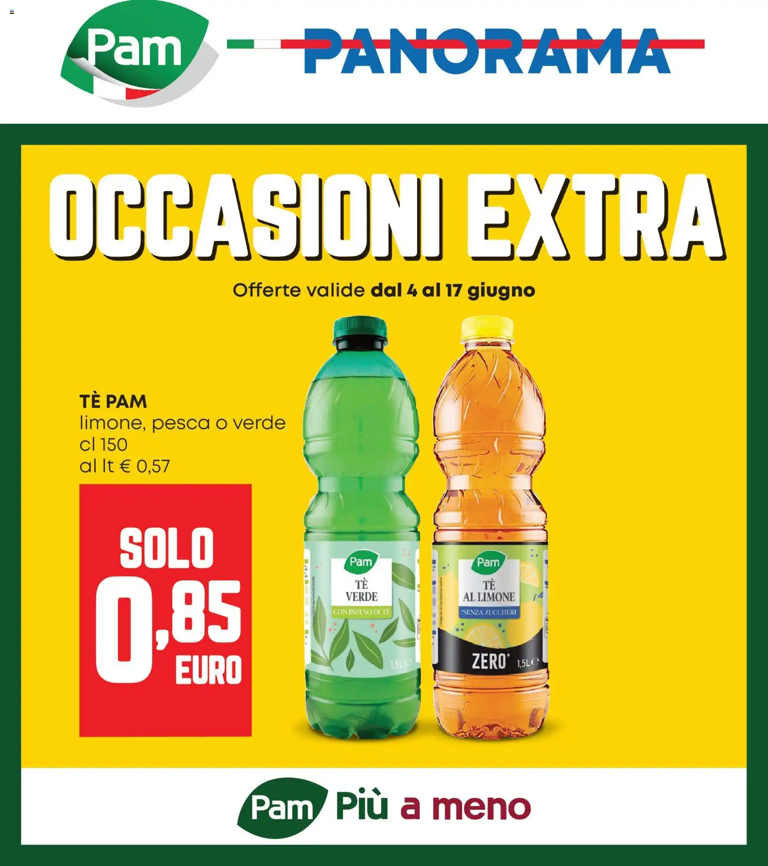 Volantino Panorama del 04.06.2026 | Pagina: 1 | Prodotti: Tè, Limone, Pesca