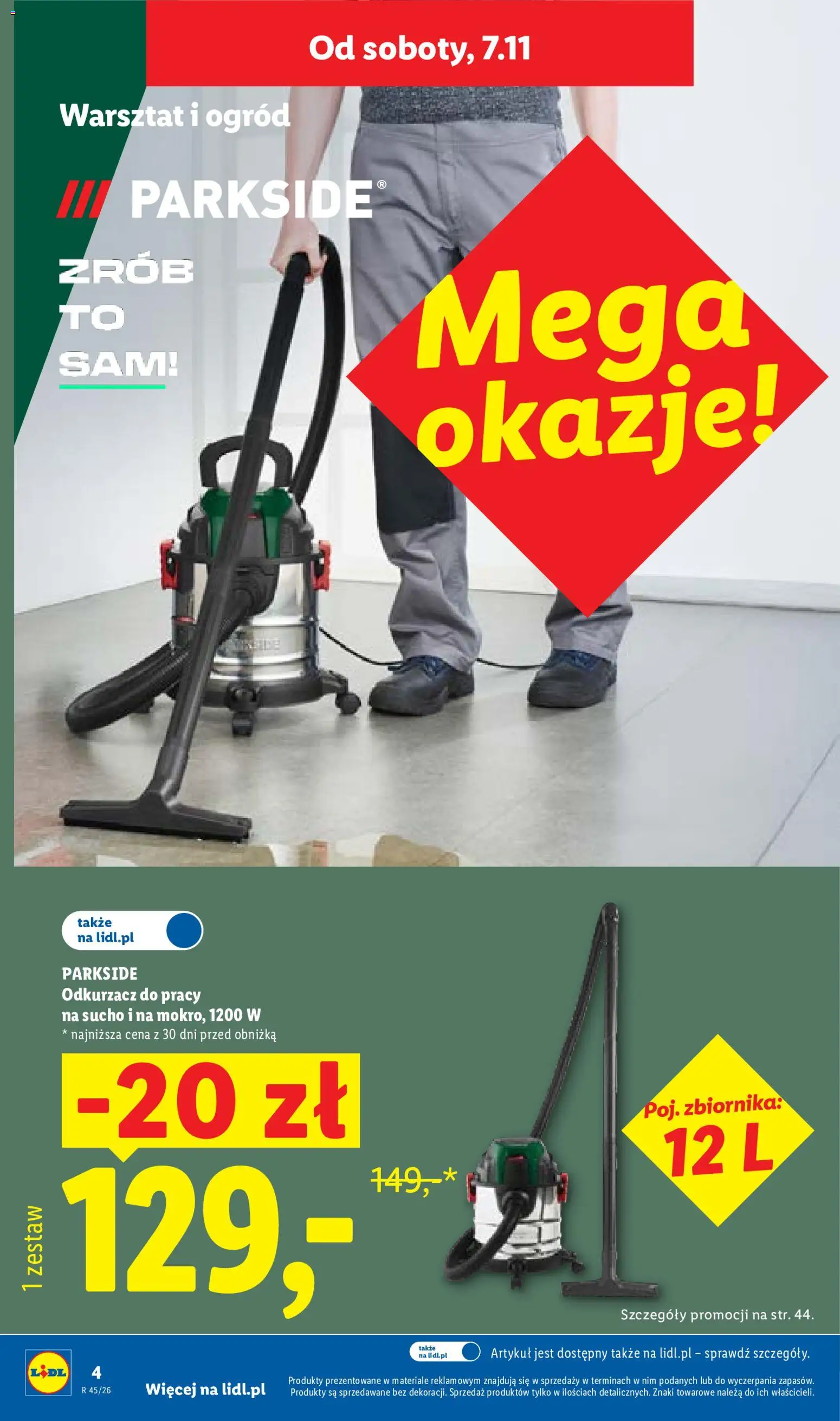 Lidl Polsko katalog od 02.11.2026 | Strana: 4 | Produkty: Parkside