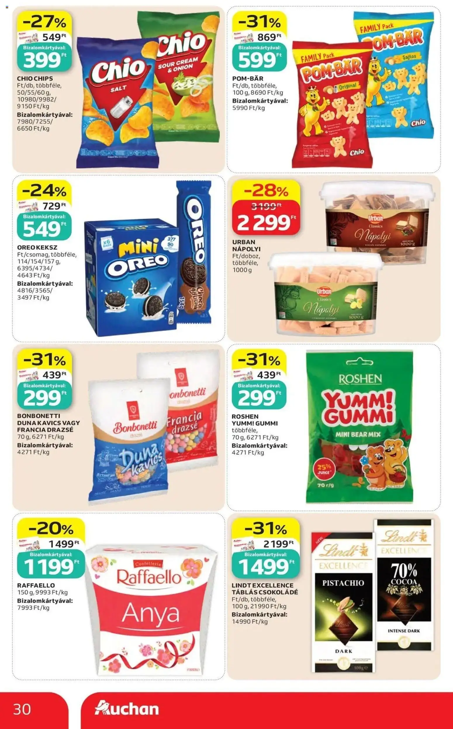 Auchan akciós ujság - amely érvényes a következő dátumtól: 30.04.2026 | Oldal: 30