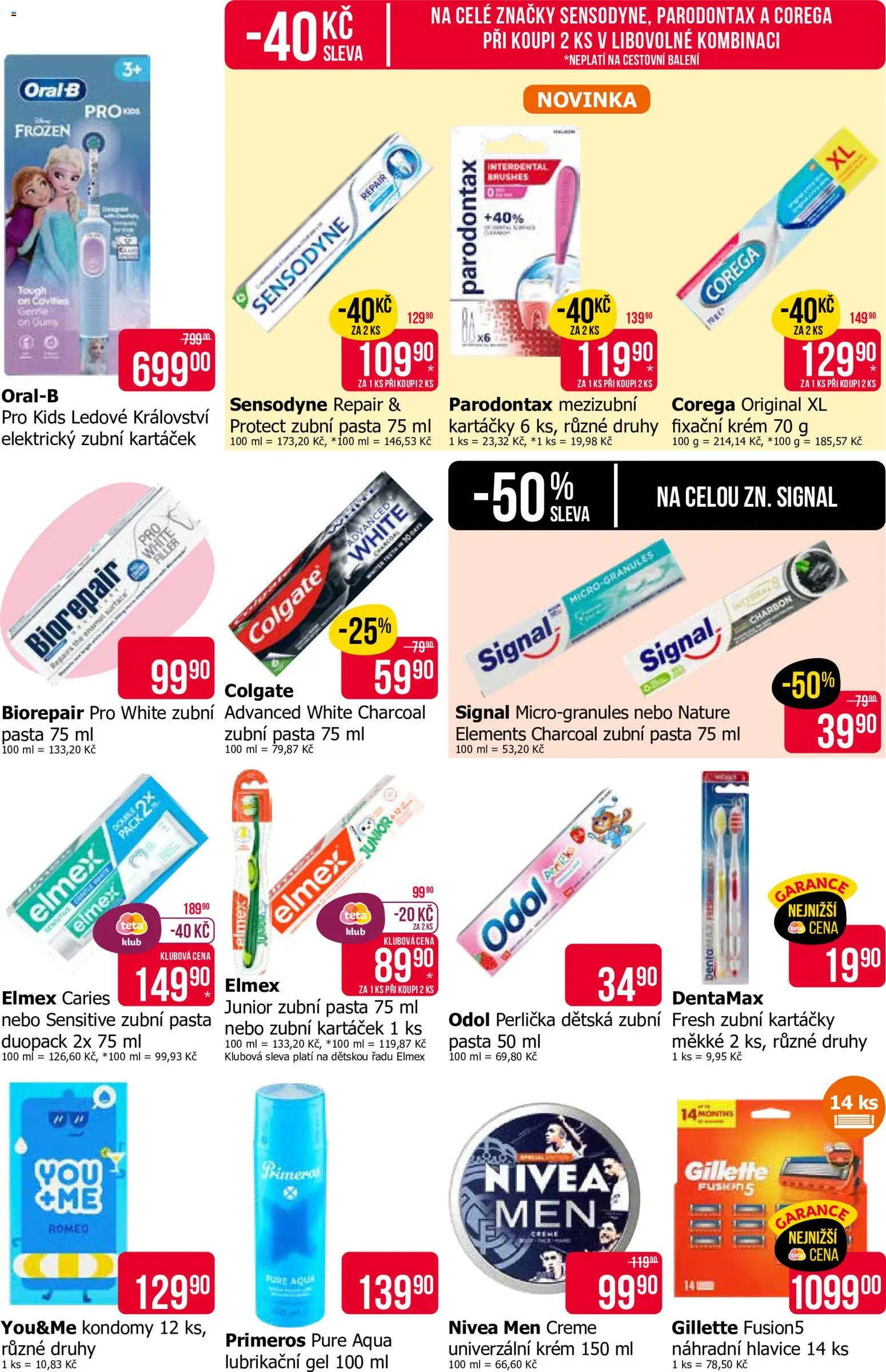 TETA Drogerie leták od 21.05.2026 | Strana: 10 | Produkty: Elmex Junior, Zubní pasta, Parodontax, Elektrický zubní kartáček