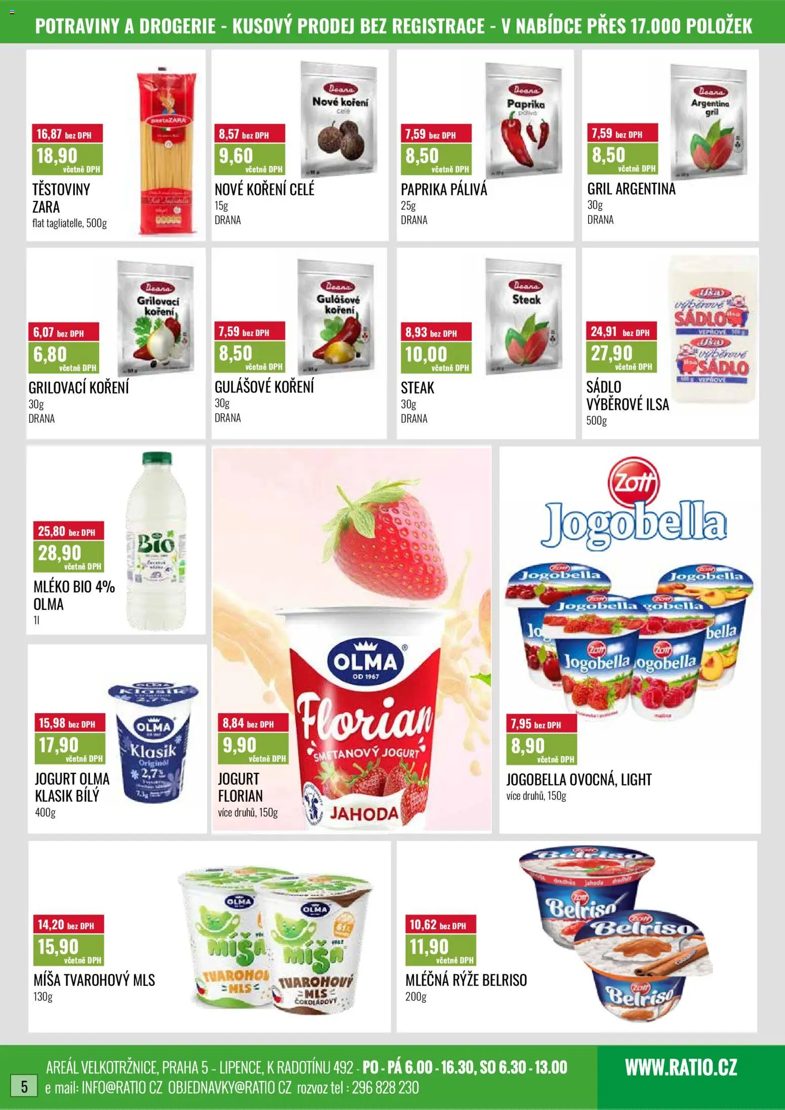 Ratio leták od 01.07.2026 | Strana: 6 | Produkty: Sádlo, Smetanový jogurt, Jogurt Jogobella, Gril