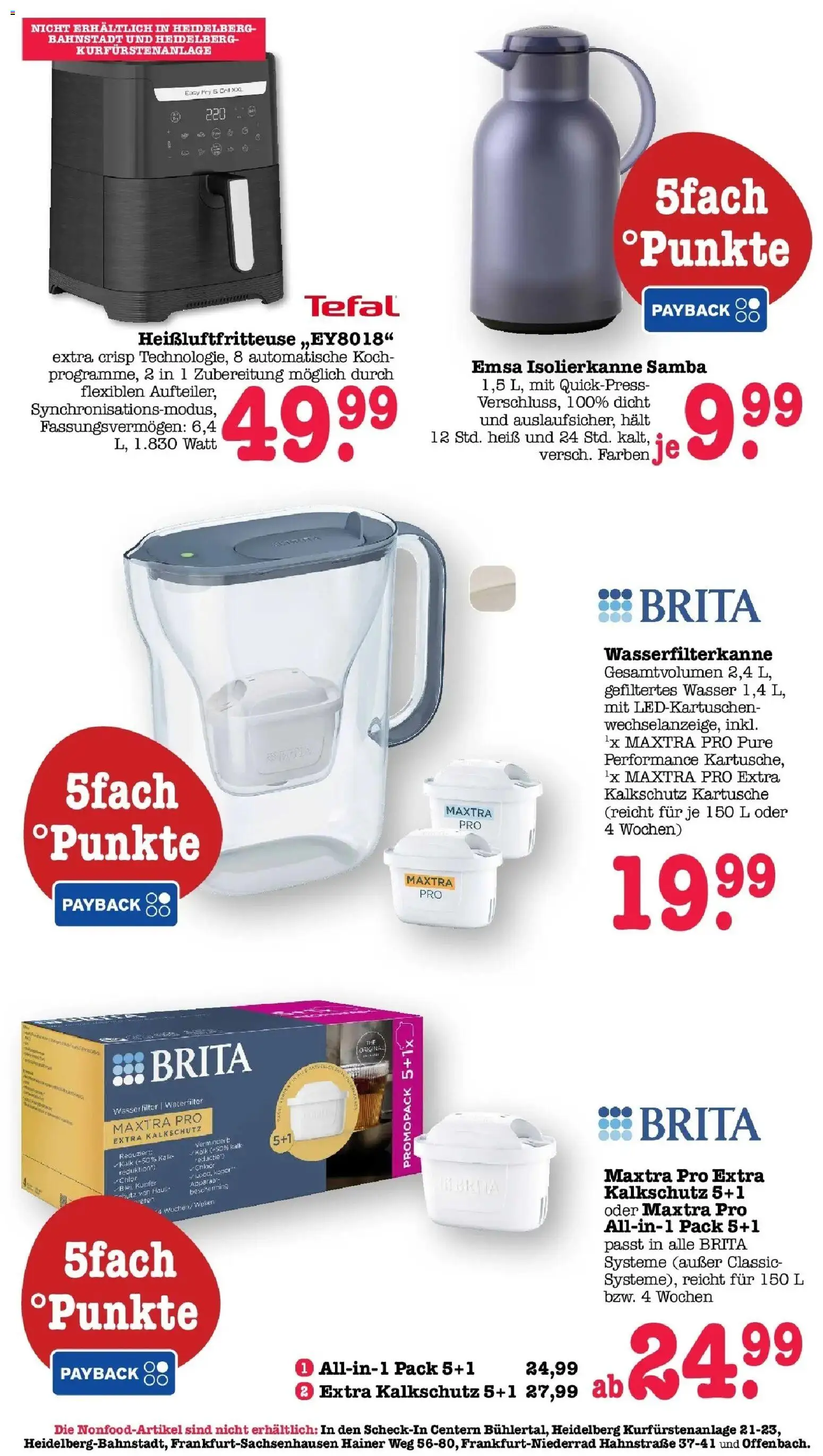 Marktkauf Prospekt Wörth Am Rhein (ab 07.09.2026) » Angebote online | Seite: 49 | Produkte: Kalk, Wasser, Heißluftfritteuse