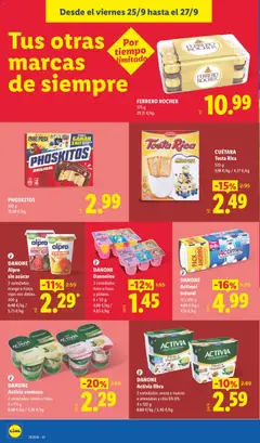 Vista previa Lidl folleto válido desde el 21/09/2026 | Página: 34 | Productos: Nueces, Ferrero Rocher, Almendras, Azúcar
