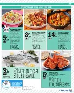 E.Leclerc - Prévisualisation de SAUMON ENTIER, Pièce de 1 à 3kg. valide à partir de 23/06/2026 | Page: 23