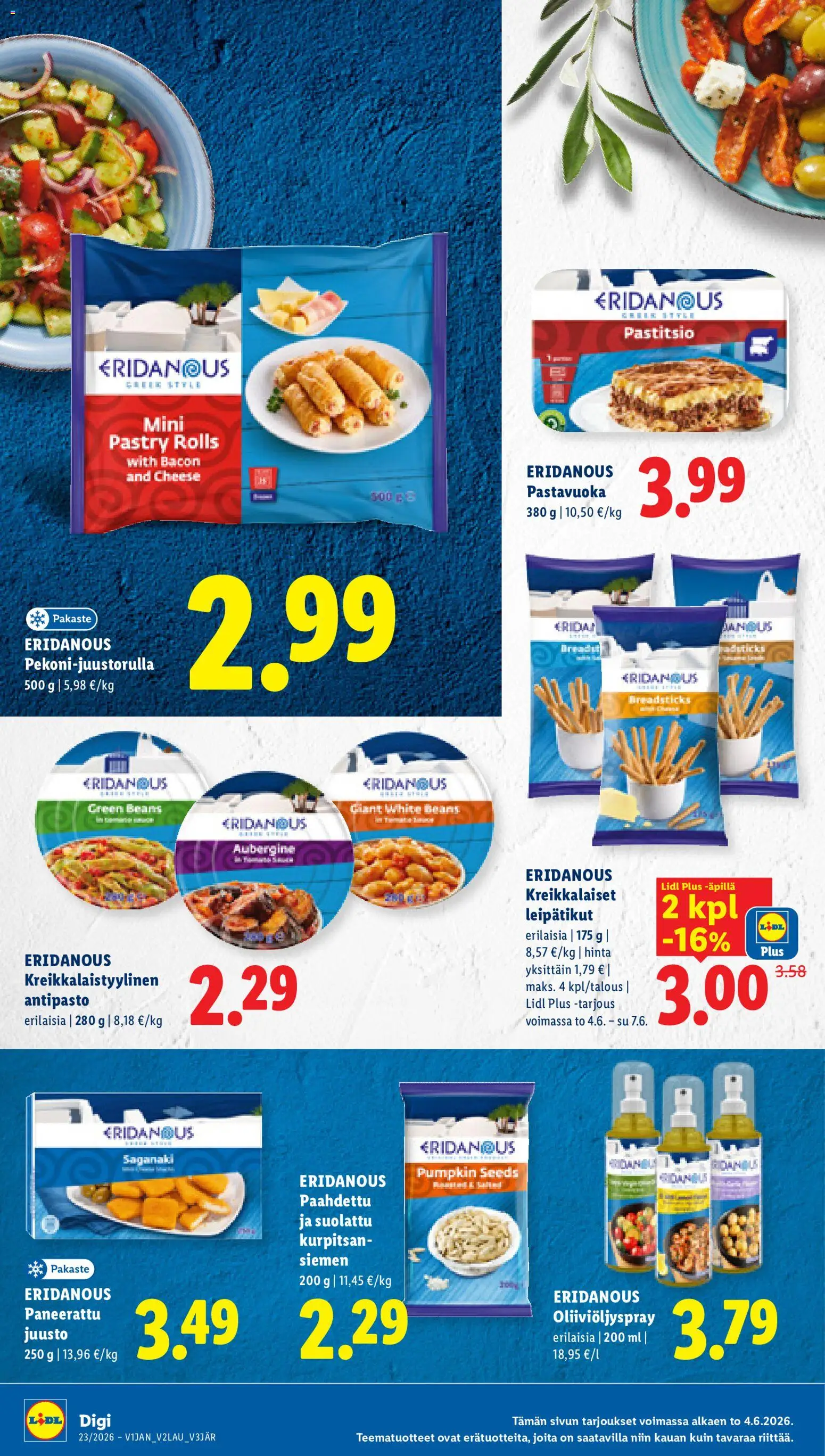 Lidl tarjoukset - Helsinki – voimassa 04.06.2026 alkaen | Sivu: 10 | Tuotteet: Juusto