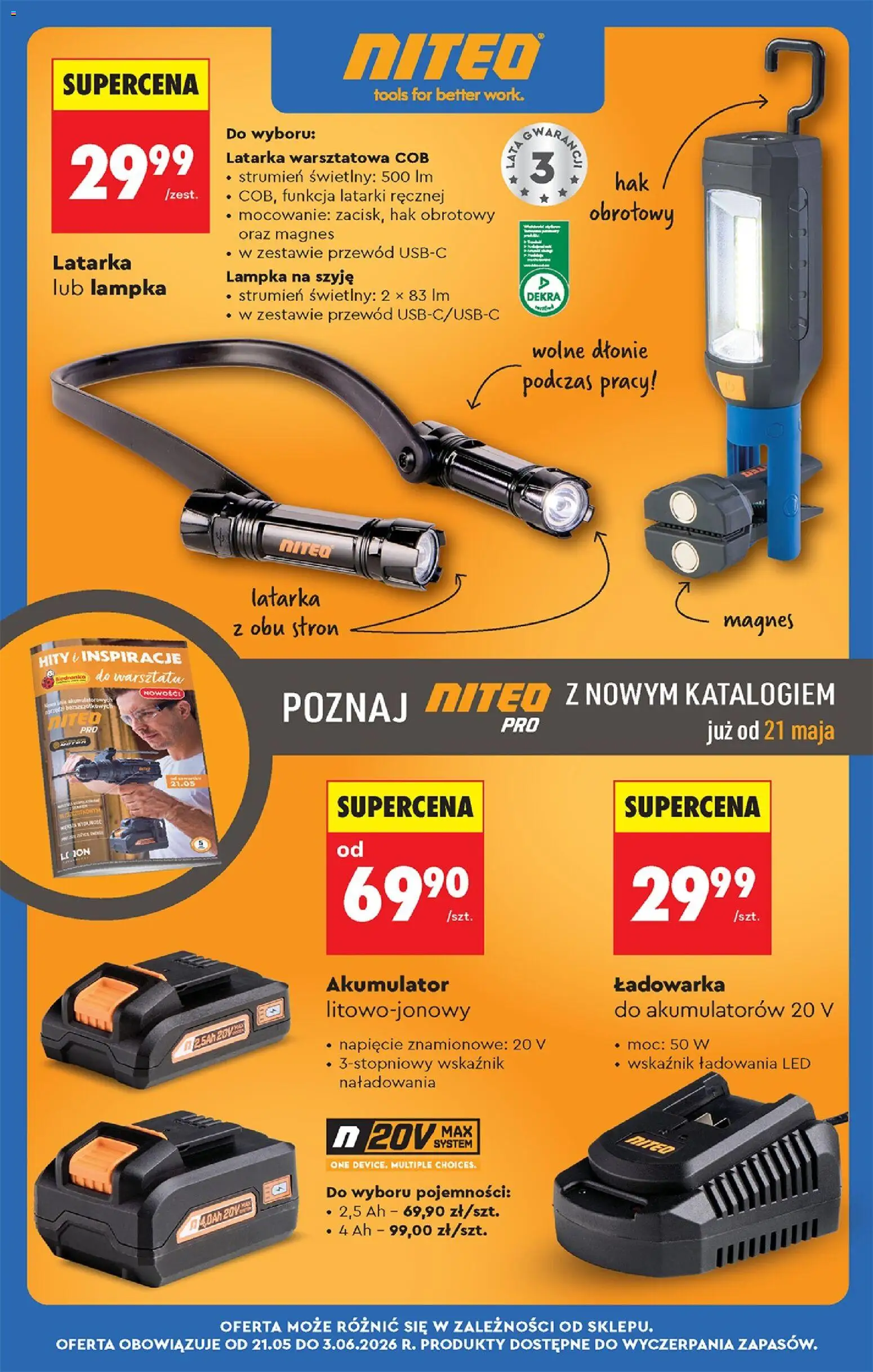 Biedronka gazetka od czwartku od 21.05.2026 | Strona: 67 | Produkty: Ładowarka
