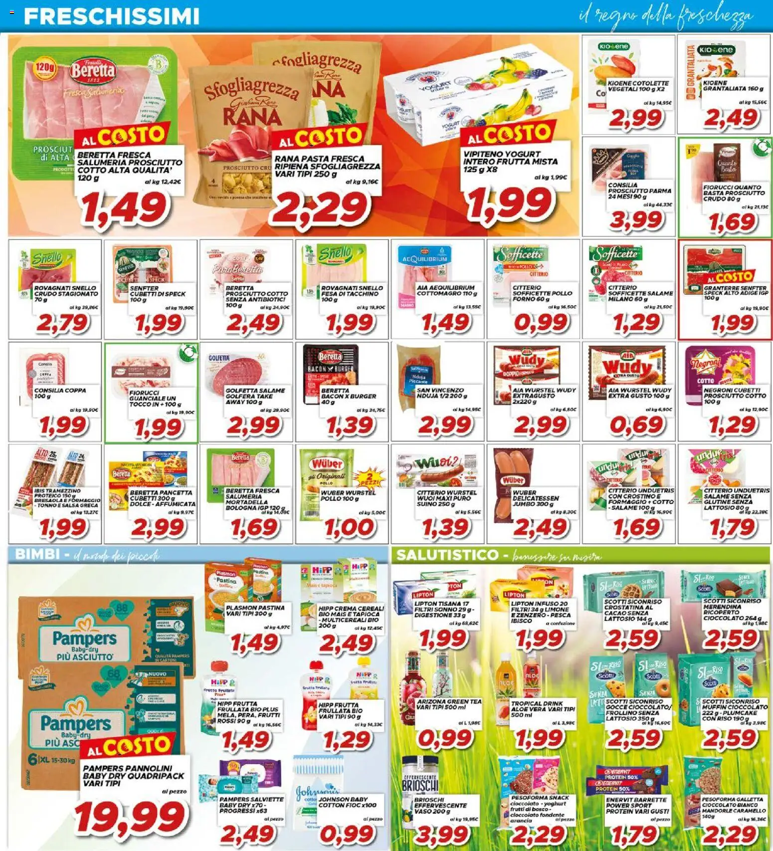 Volantino Ma Supermercati del 17.04.2026 | Pagina: 9 | Prodotti: Formaggio, Pampers, Mais, Cacao