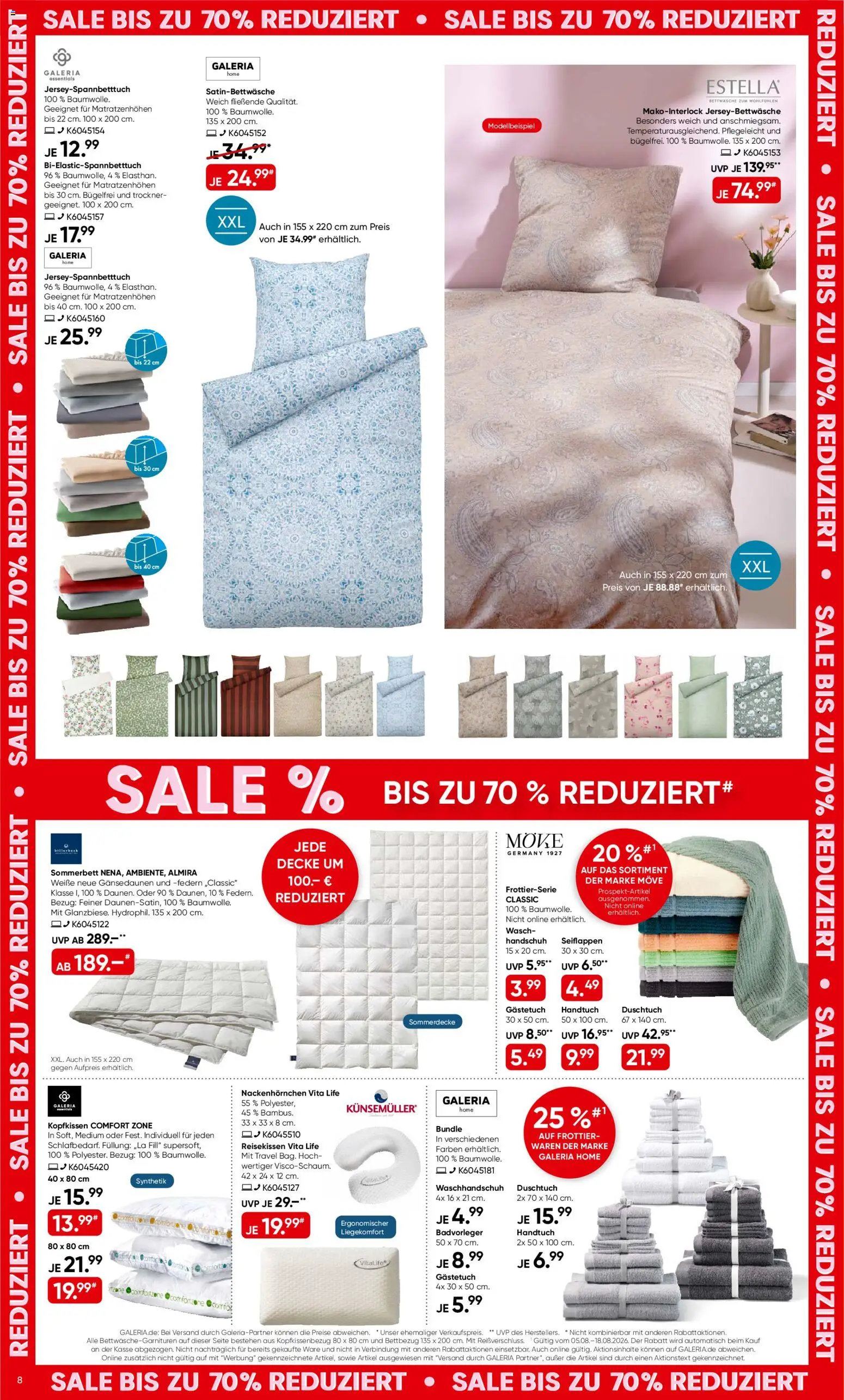 Galeria Karstadt Kaufhof Prospekt – gültig ab 05.08.2026 | Seite: 8