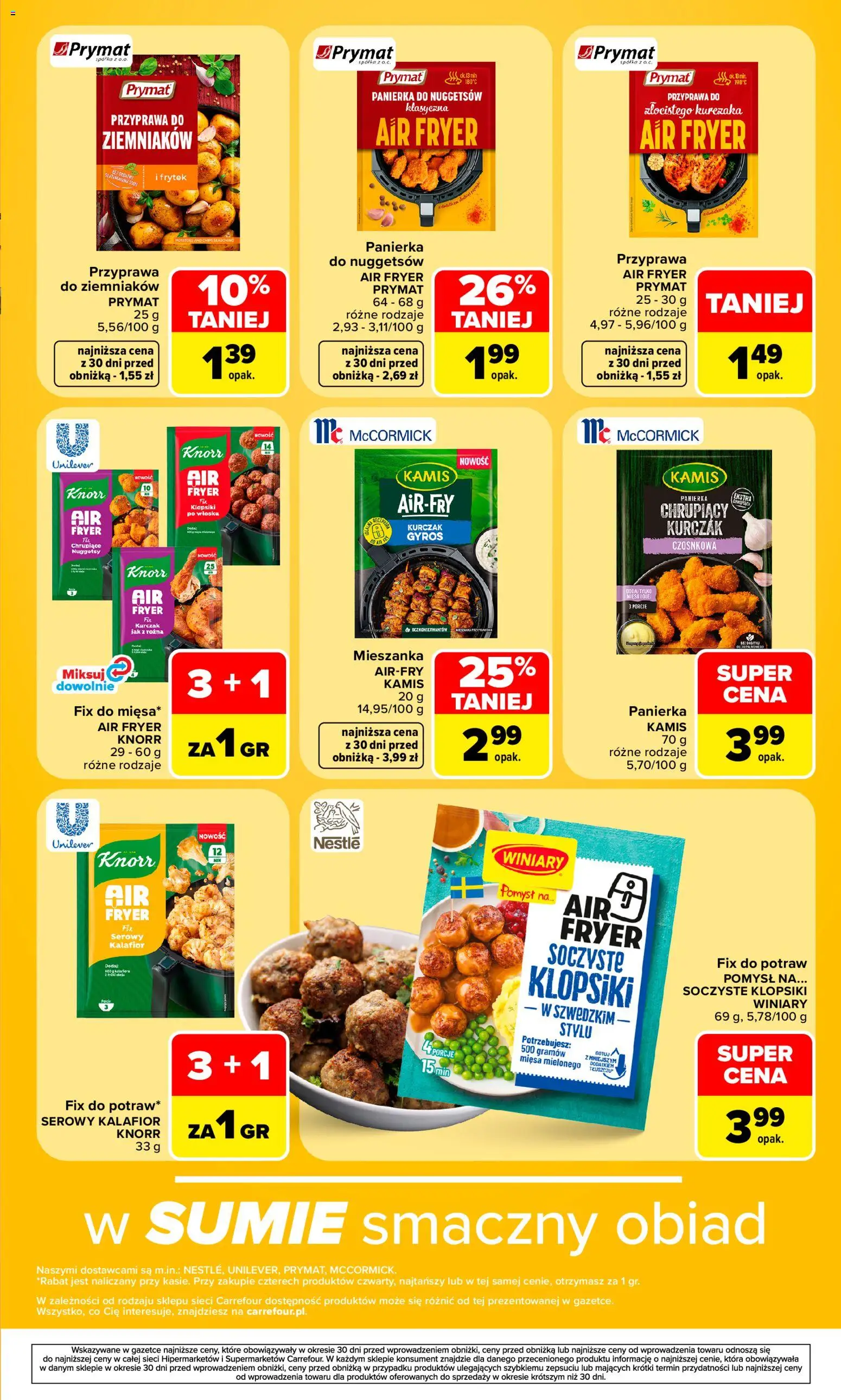Carrefour gazetka - Air fryer od 21.09.2026 | Strona: 5 | Produkty: Kalafior, Panierka, Gyros, Nuggetsy