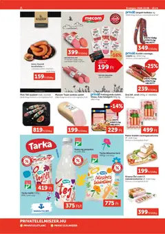 PRIVÁT Aktuális szórólap MAX - amely érvényes a következő dátumtól: 2026.10.08. | Oldal: 2 | Termékek: Virsli, Pick, Tejföl, Lecsókolbász