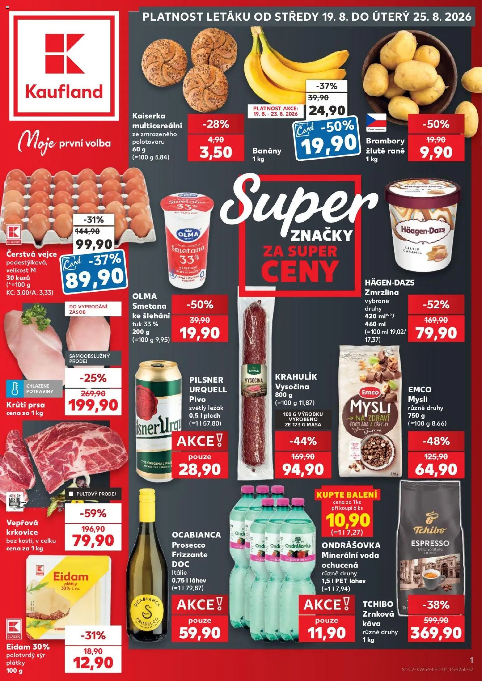 Kaufland leták - Kolín od 19.08.2026 | Strana: 1