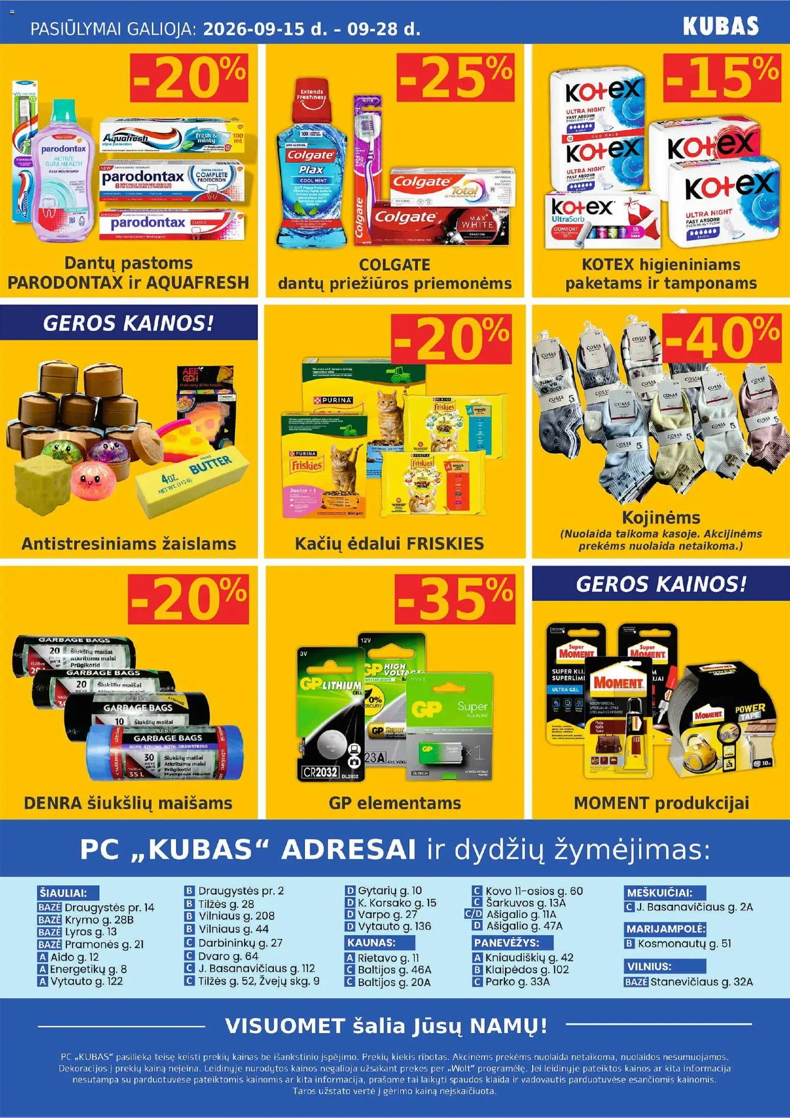 Kubas akcijos nuo 2026.09.15 | Puslapis: 13