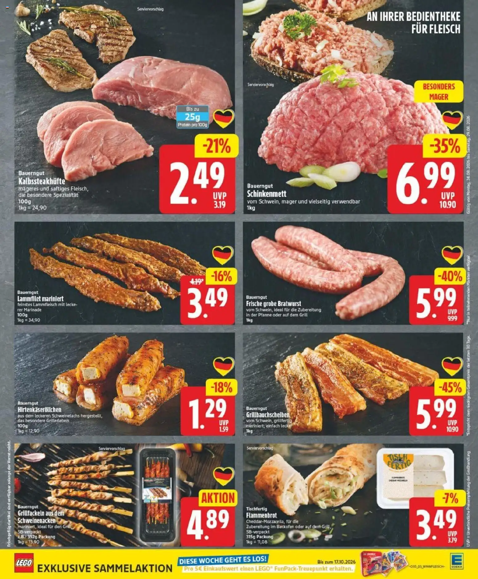 Edeka Prospekt Bremen – gültig ab 23.08.2026 | Seite: 7 | Produkte: Grill, Tisch, Bauerngut, Fleisch